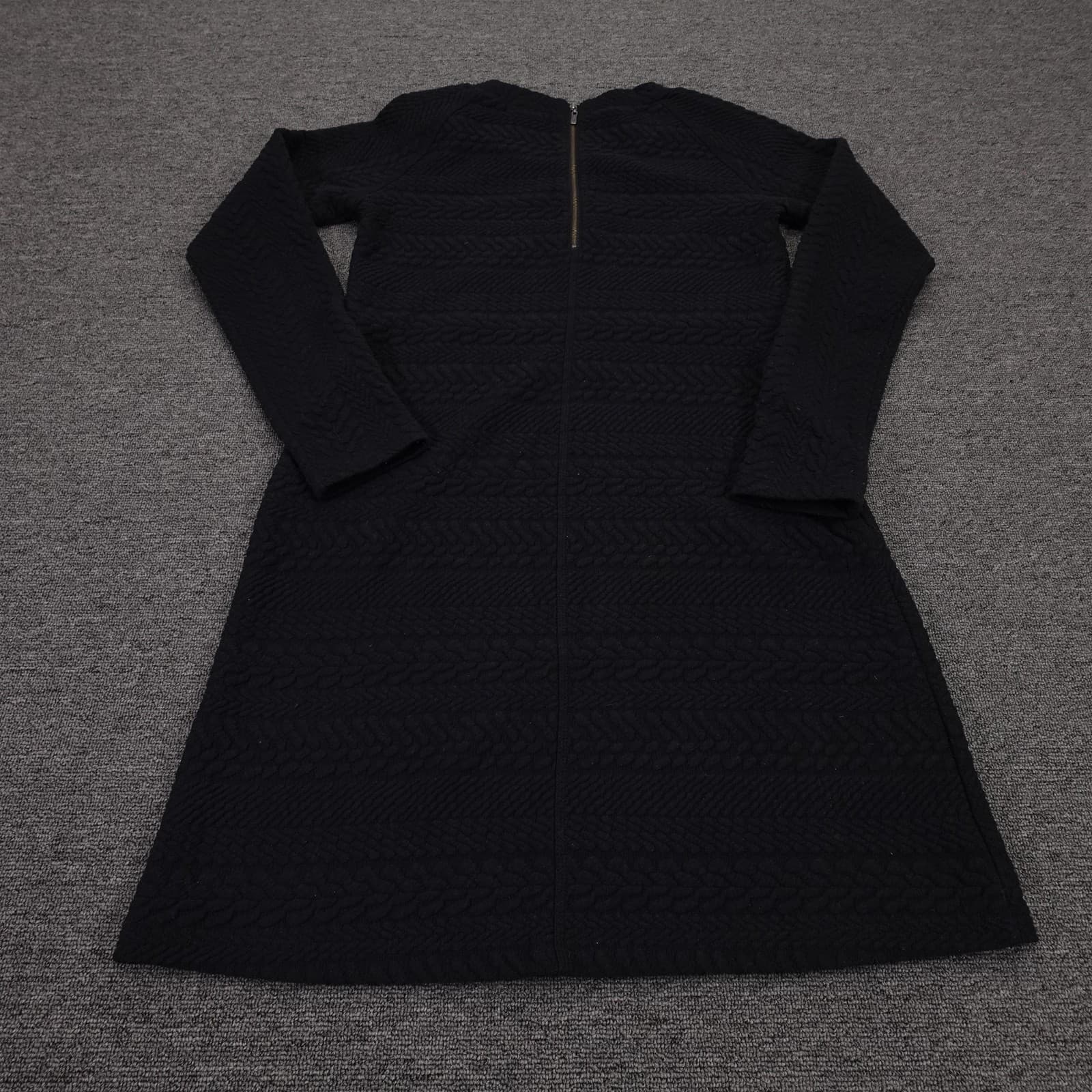 PrAna Dress Womens Small Black Long Sleeve Textured Sweater Knit Short Casual - Thumbnail 7