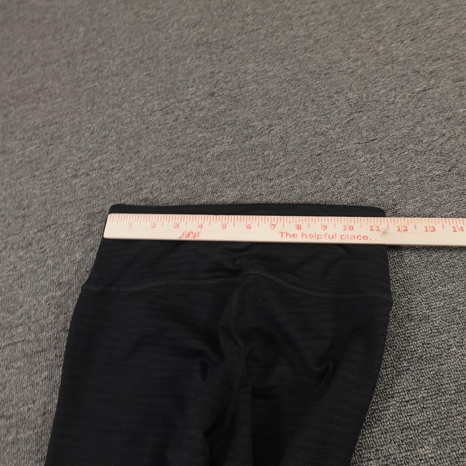 Athleta Leggings Womens XS Black High Rise Ankle Knit Base Layer Yoga Athletic - Thumbnail 4