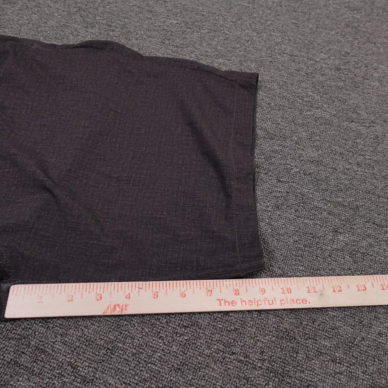 Volcom Shorts Mens 33 Gray Chino Flat Front 11 Inseam Casual Skate Summer - Thumbnail 5