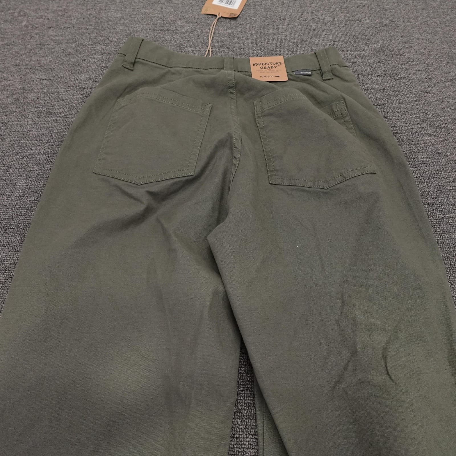Toad&Co Pants 0 Green Organic Earthworks High Rise Hiking Stretch Outdoor - Thumbnail 9