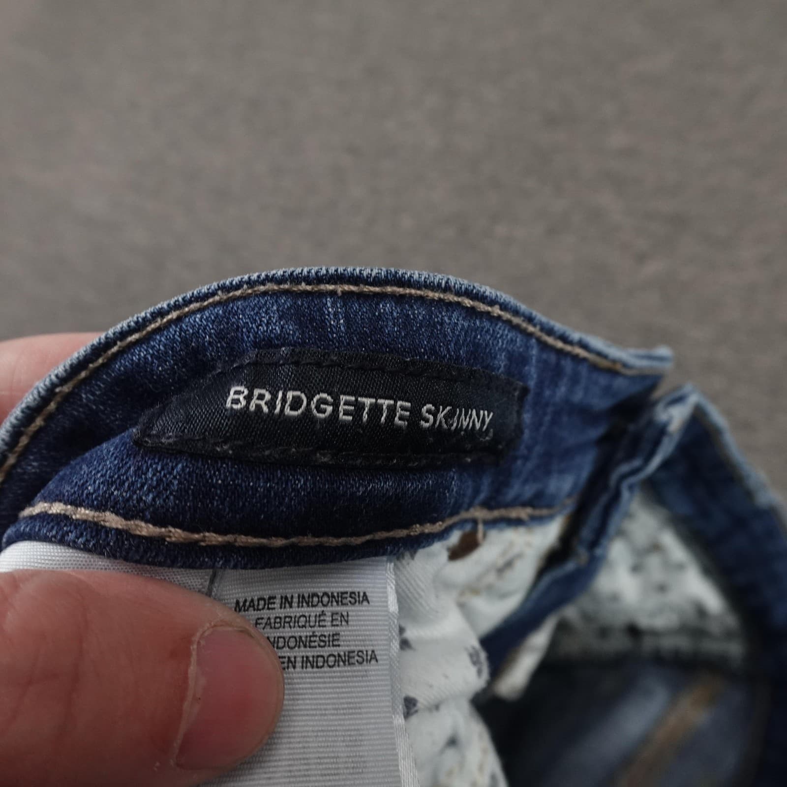 Lucky Brand Jeans Womens 4 27 Blue High Rise Skinny Bridgette Stretch Denim - Thumbnail 6