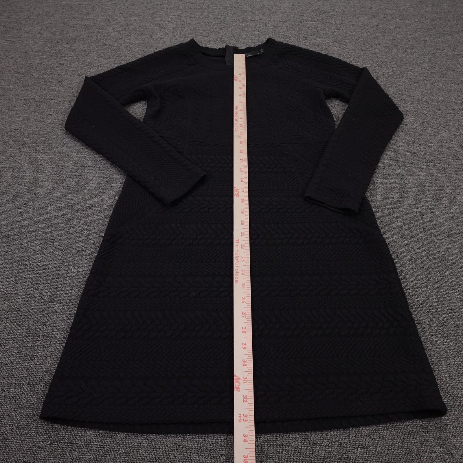 PrAna Dress Womens Small Black Long Sleeve Textured Sweater Knit Short Casual - Thumbnail 5