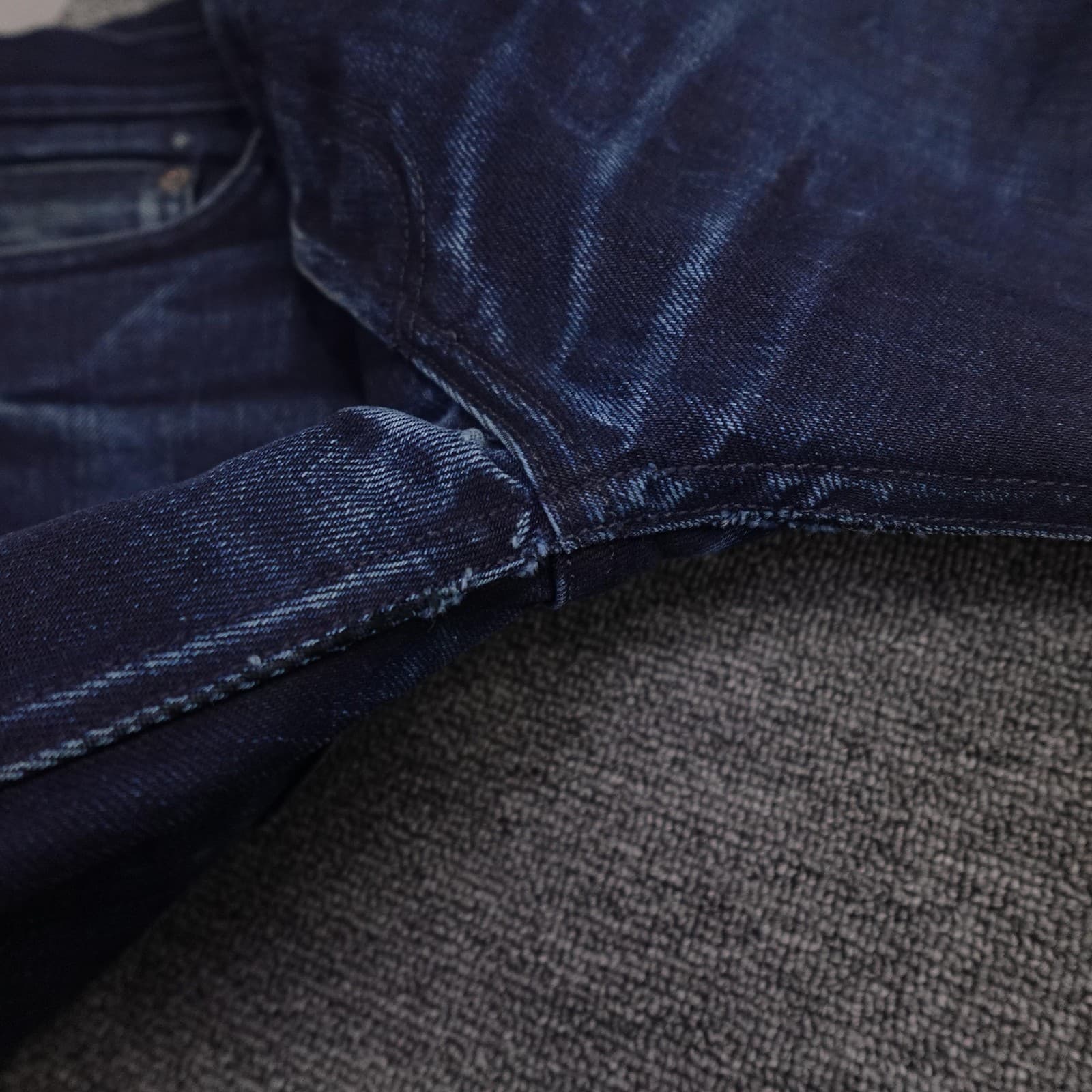 3sixteen ST-120X Jeans Mens 32x30 Blue Raw Selvedge Slim Tapered Denim Made USA - Thumbnail 17
