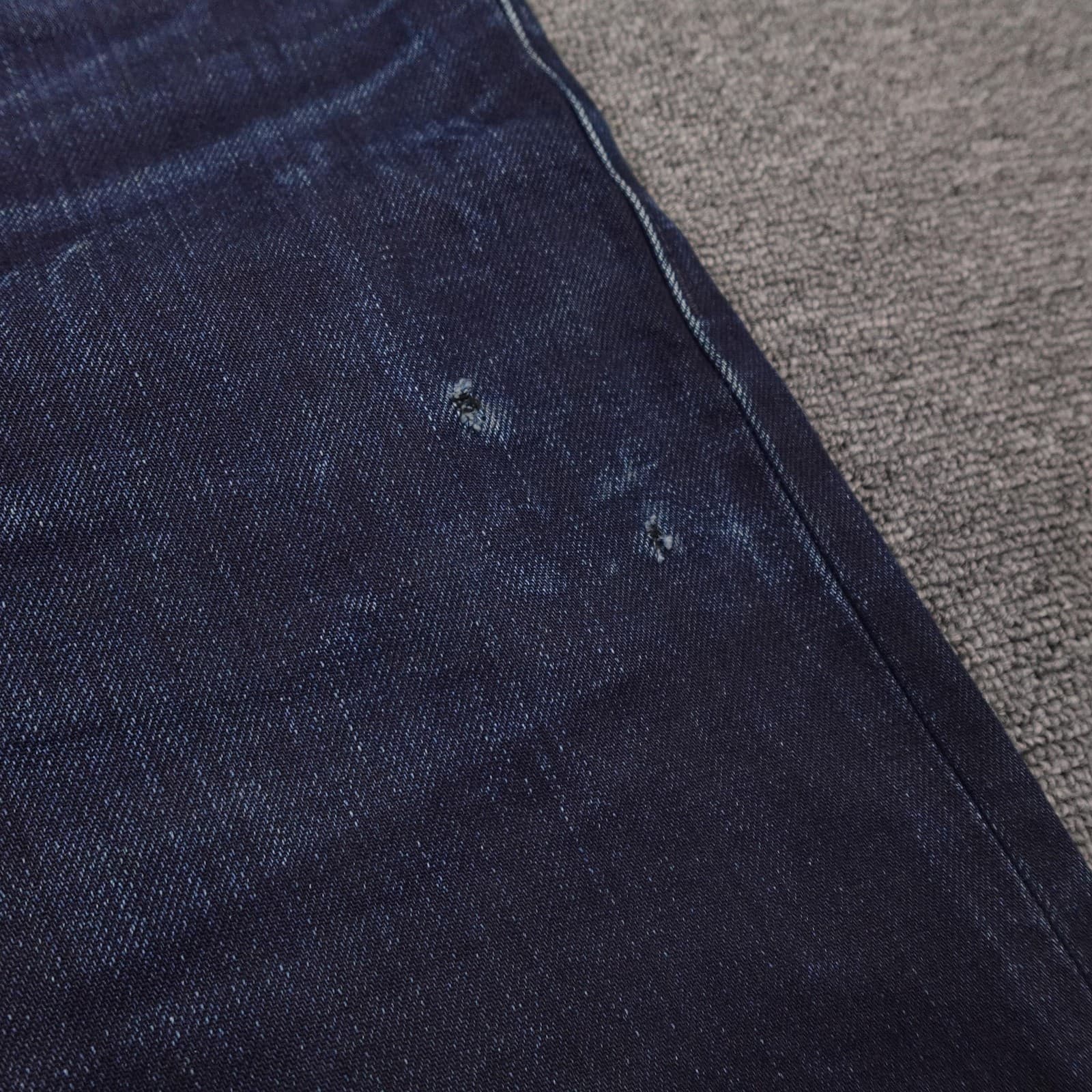 3sixteen ST-120X Jeans Mens 32x30 Blue Raw Selvedge Slim Tapered Denim Made USA - Thumbnail 6