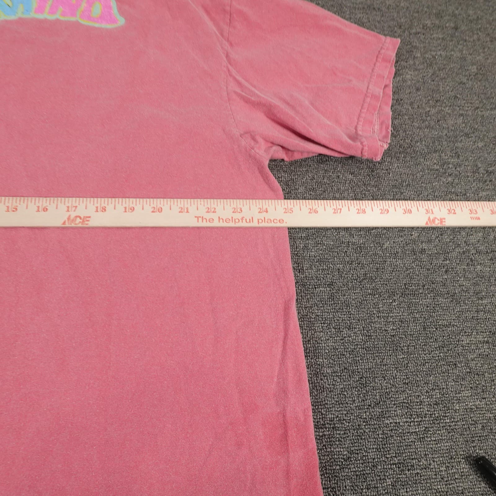 Nirvana Shirt Mens S/M Pink Nevermind Smiley Face Distressed Band Graphic Tee - Thumbnail 9