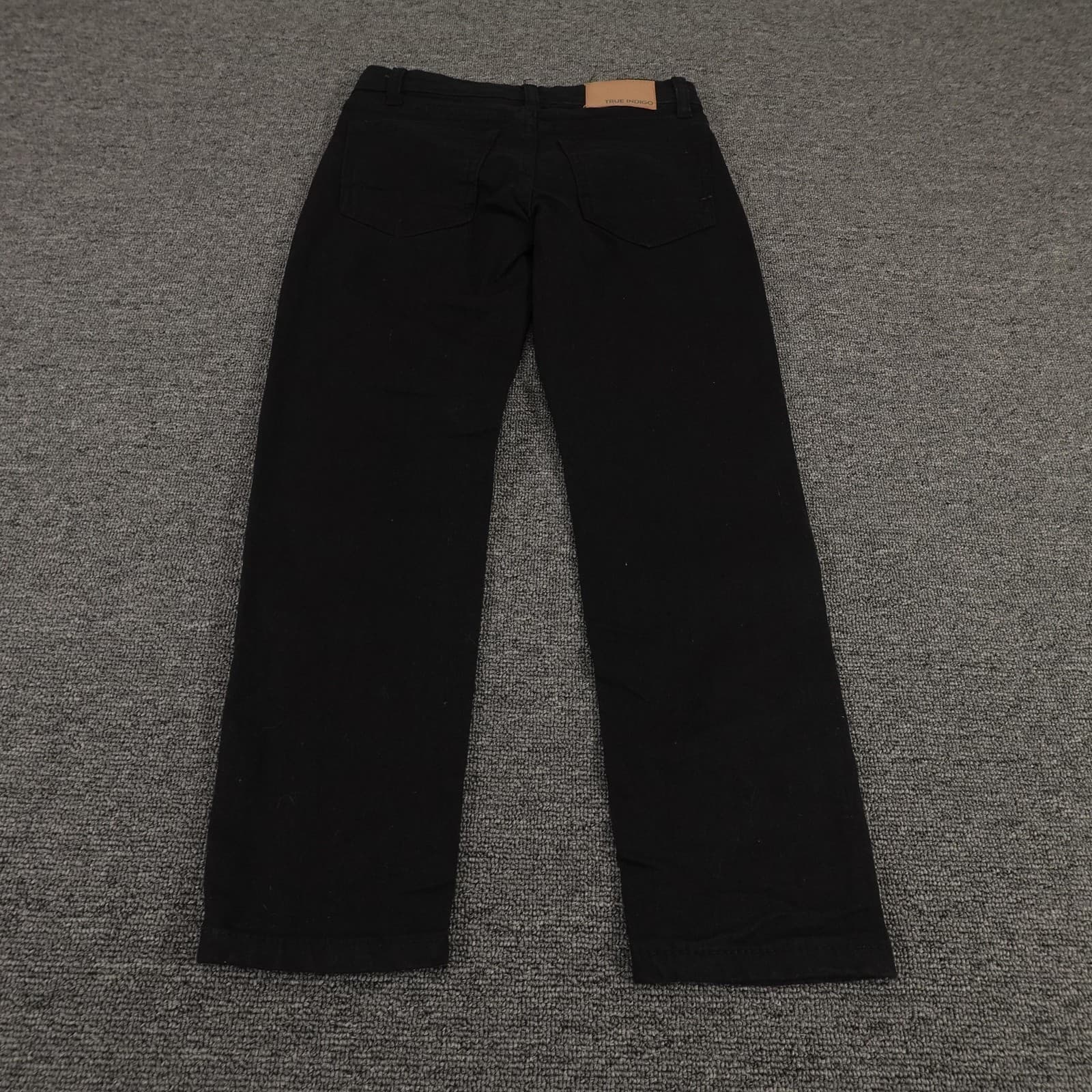 True Indigo Jeans Youth 8 Black Straight Dark Wash Casual Denim T22-970B - Thumbnail 6