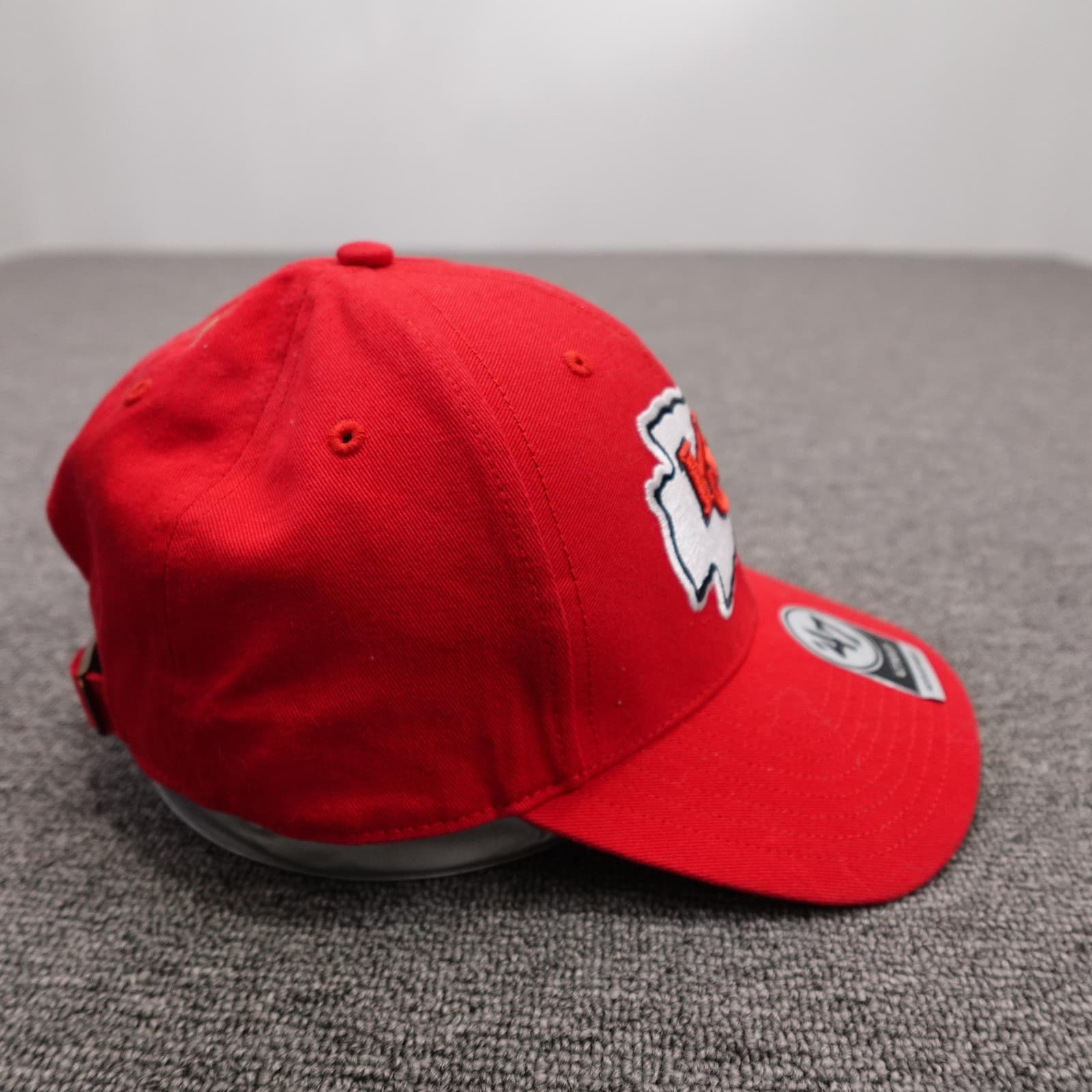 Kansas City Chiefs Hat Cap Strap Back Mens One Size Red NFL Football MVP '47 - Thumbnail 4