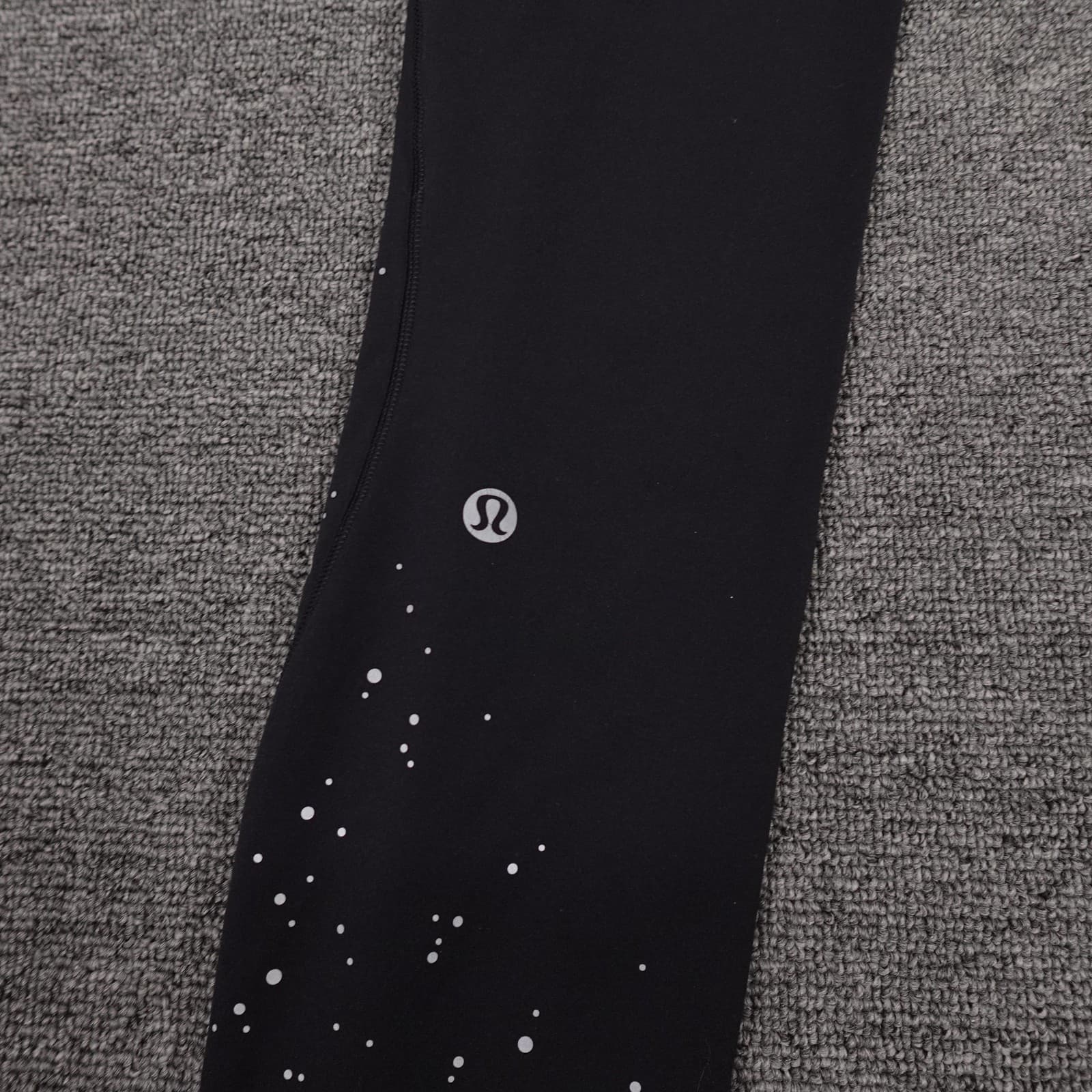 Lululemon Leggings Womens 4 Black High Rise Reflective Dot Pocket Yoga Athletic - Thumbnail 5