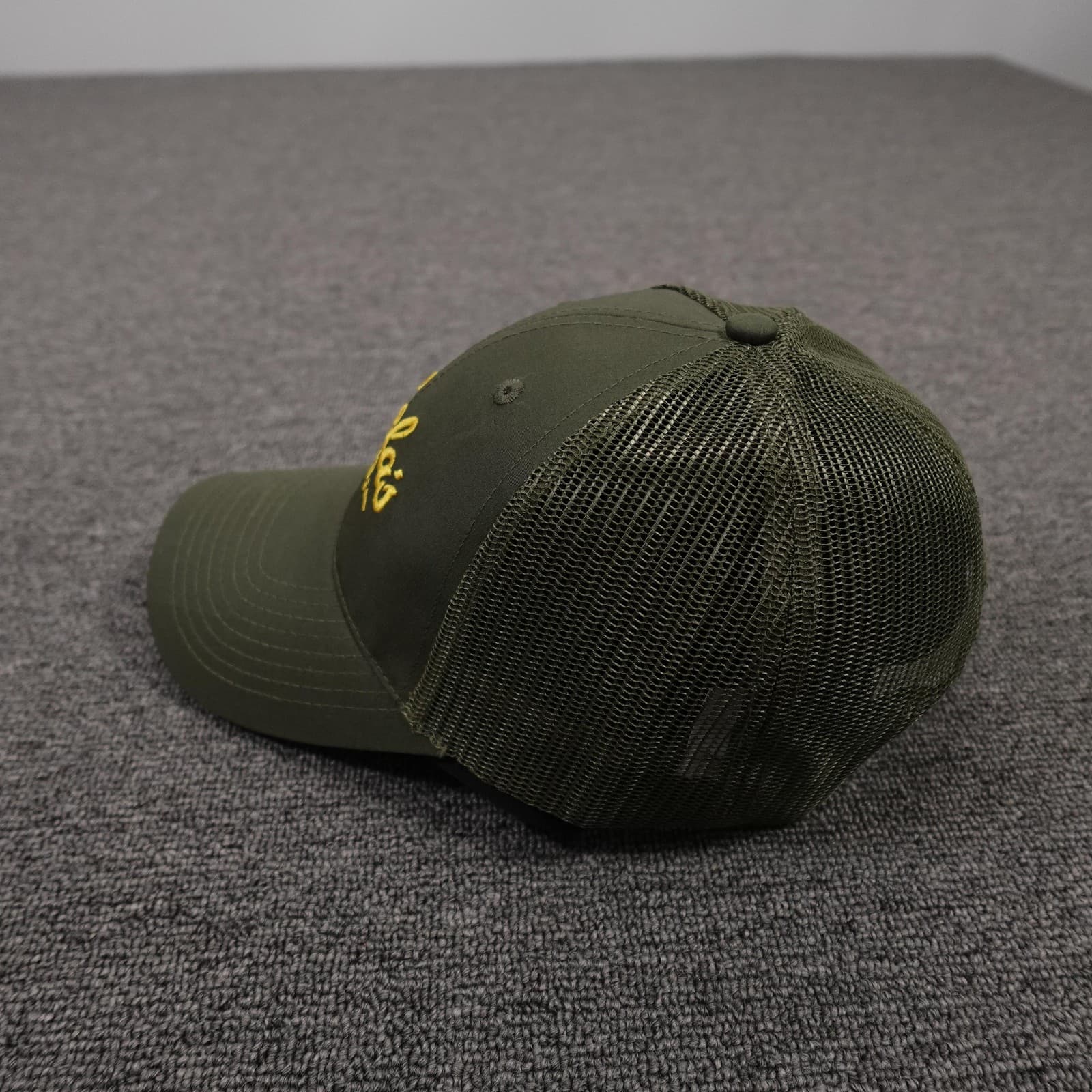 Cabela's Club Hat Cap Snap Back Mens One Size Green Mesh Trucker Baseball - Thumbnail 3