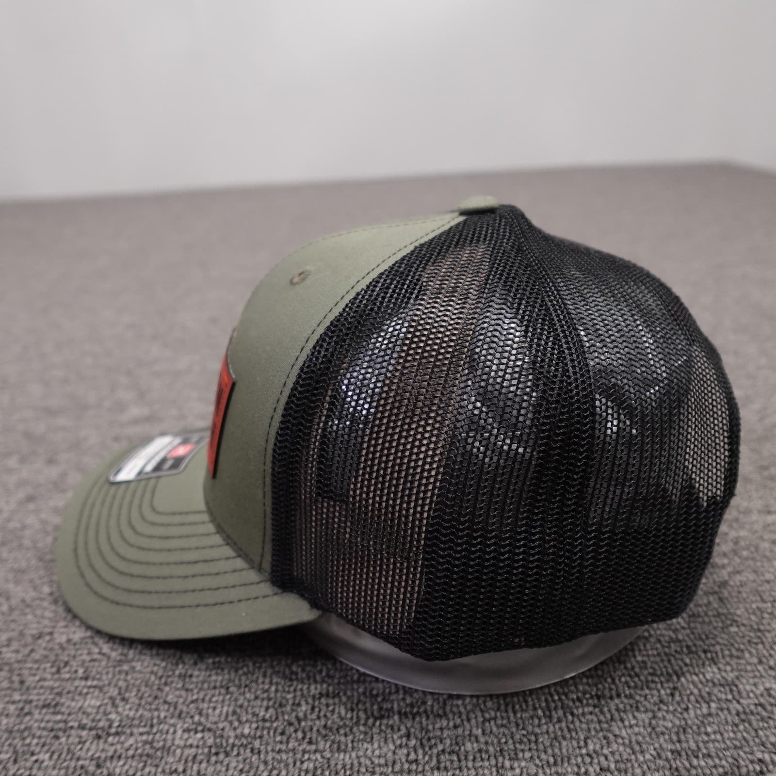 Richardson 112 Newton Crouch Hat Cap Snap Back Mens One Size Green Mesh Trucker - Thumbnail 2
