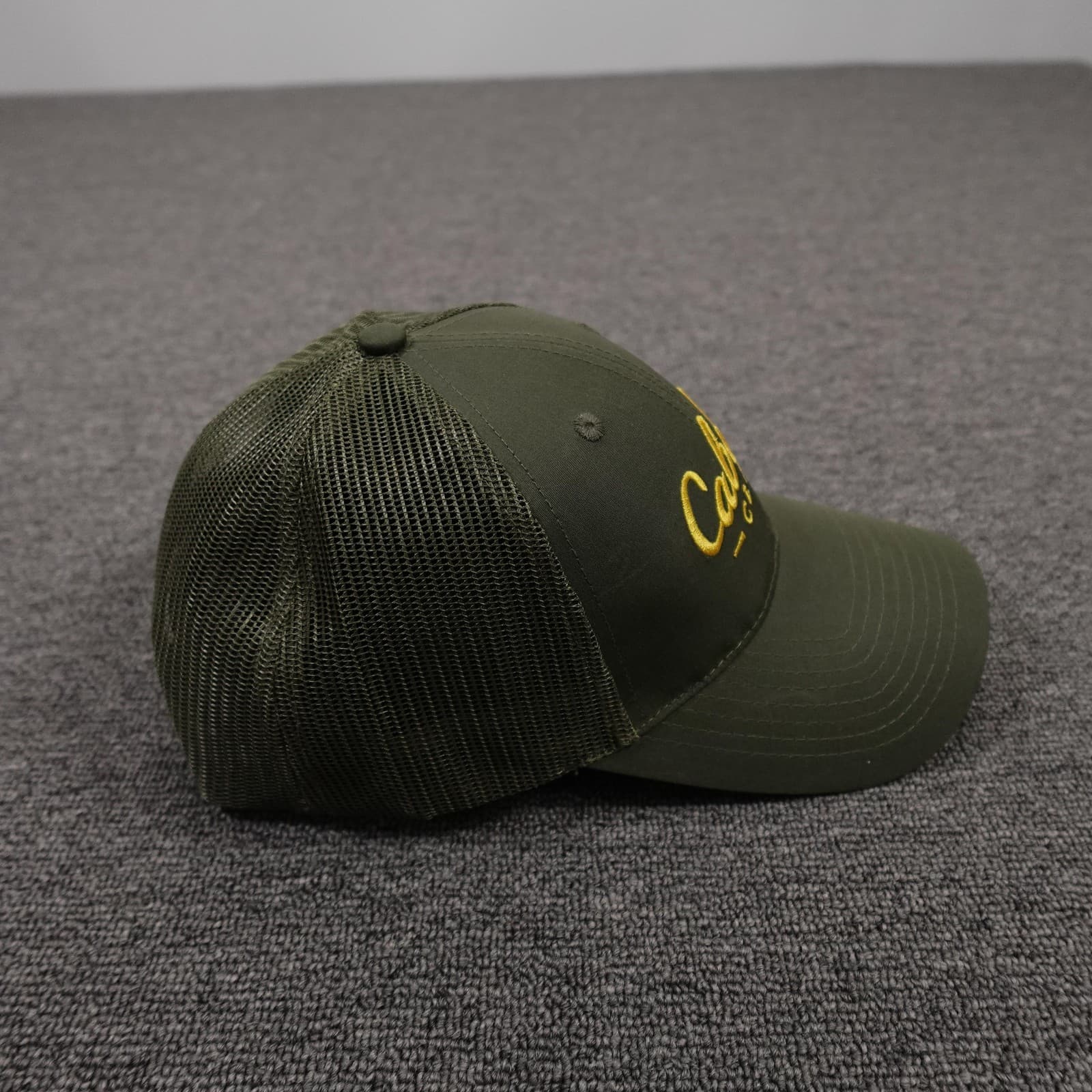 Cabela's Club Hat Cap Snap Back Mens One Size Green Mesh Trucker Baseball - Thumbnail 5