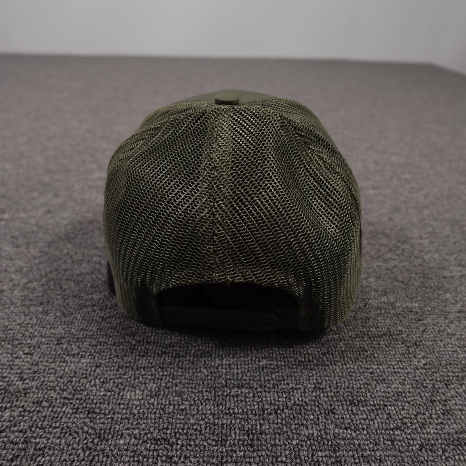 Cabela's Club Hat Cap Snap Back Mens One Size Green Mesh Trucker Embroidered - Thumbnail 3