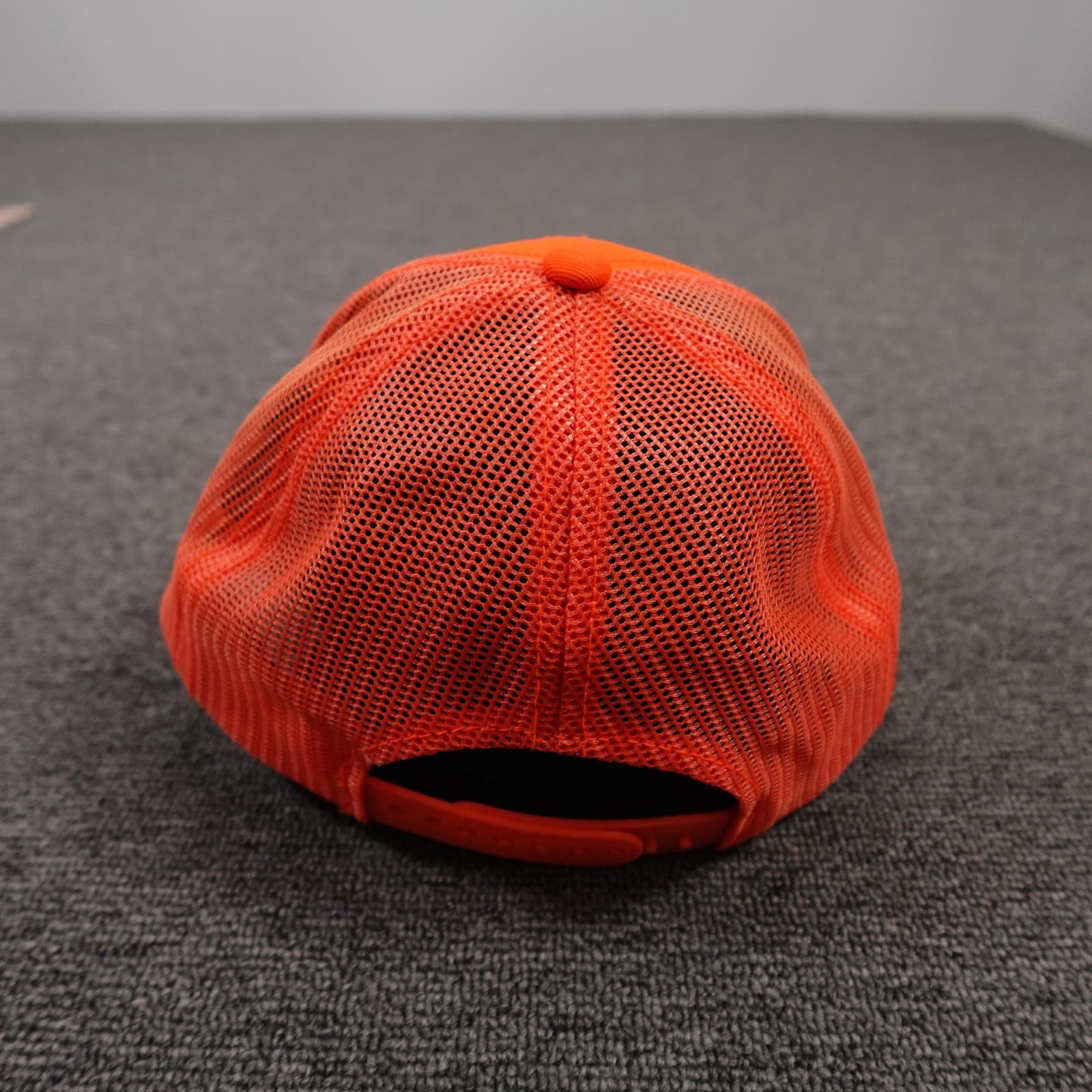 Cabela's Hat Cap Snap Back Mens One Size Blaze Orange Mesh Trucker Hunting - Thumbnail 5
