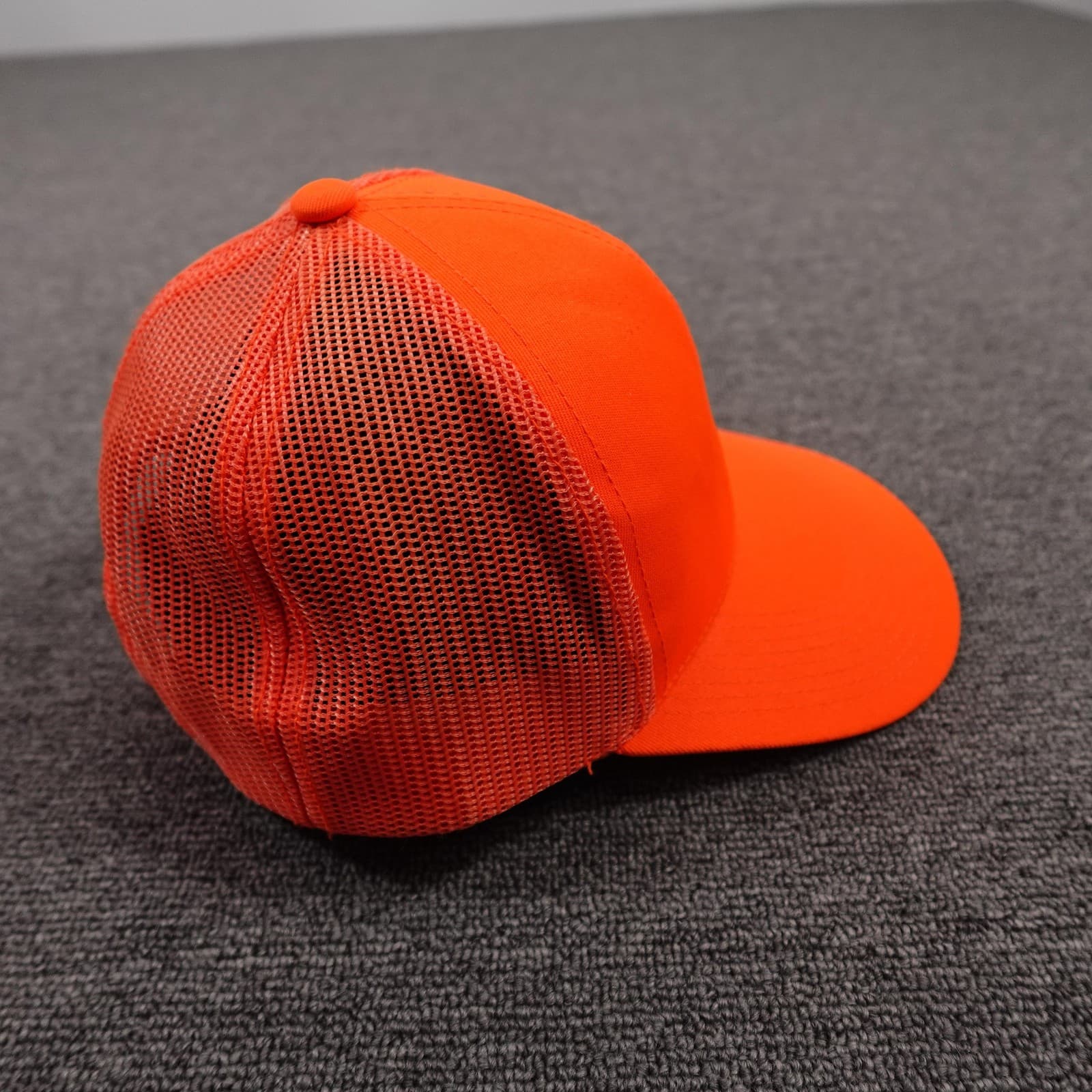 Cabela's Hat Cap Snap Back Mens One Size Blaze Orange Mesh Trucker Hunting - Thumbnail 6
