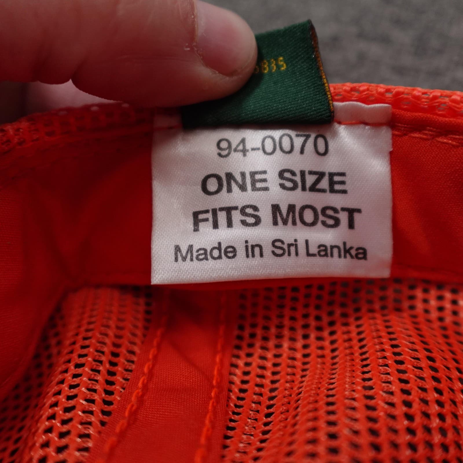 Cabela's Hat Cap Snap Back Mens One Size Blaze Orange Mesh Trucker Hunting - Thumbnail 8