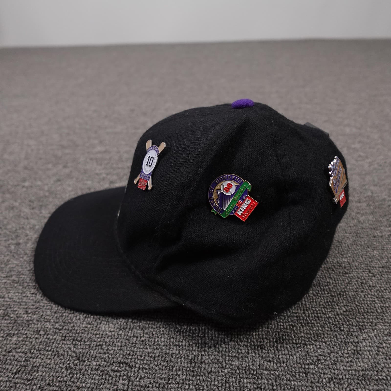 Vintage Colorado Rockies Hat Cap Fitted Mens 7 1/4 Black MLB Sports Specialties - Thumbnail 3