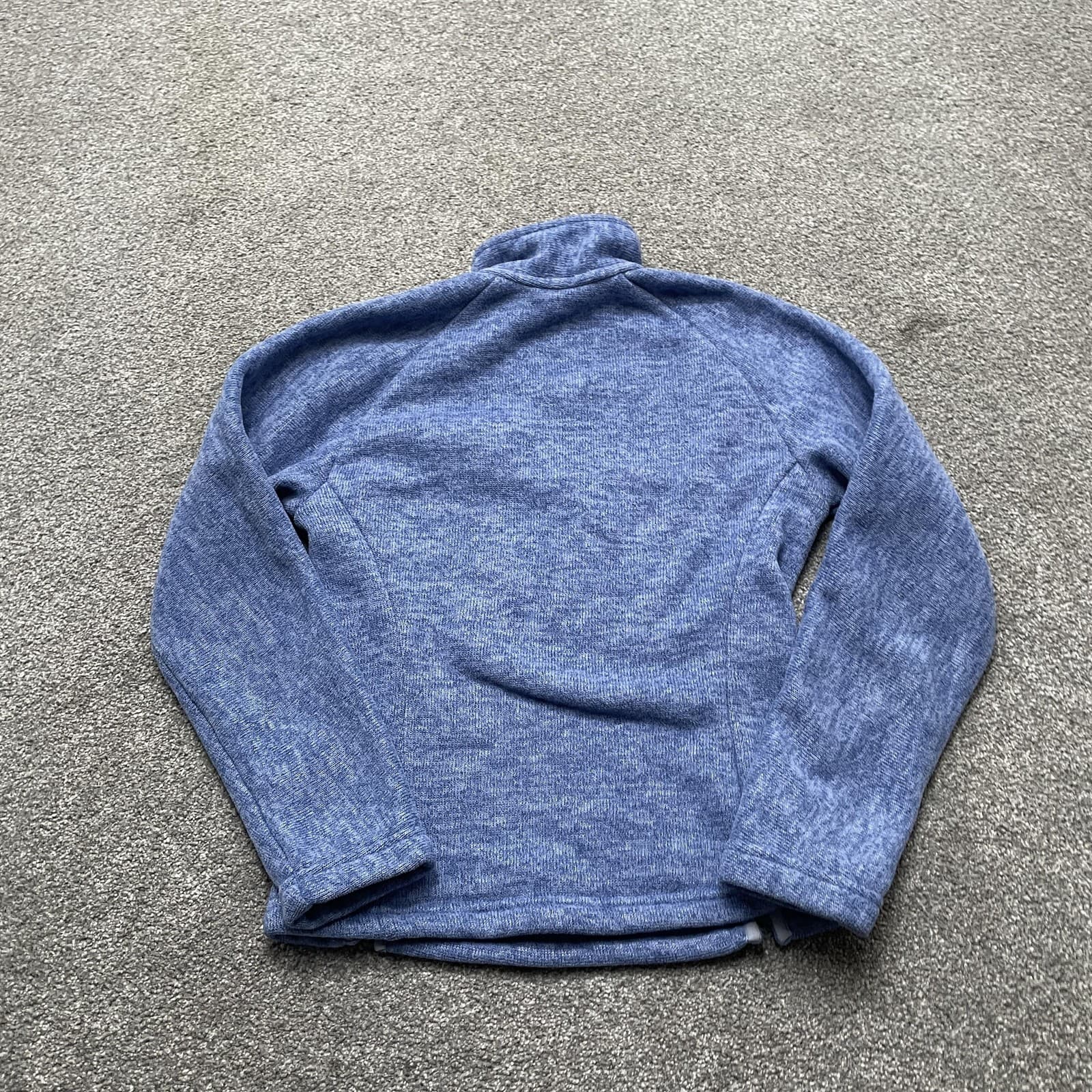 Vintage Patagonia Sweater Womens XS Blue Synchilla 1/4 Zip Fleece Made USA 2005 - Thumbnail 7