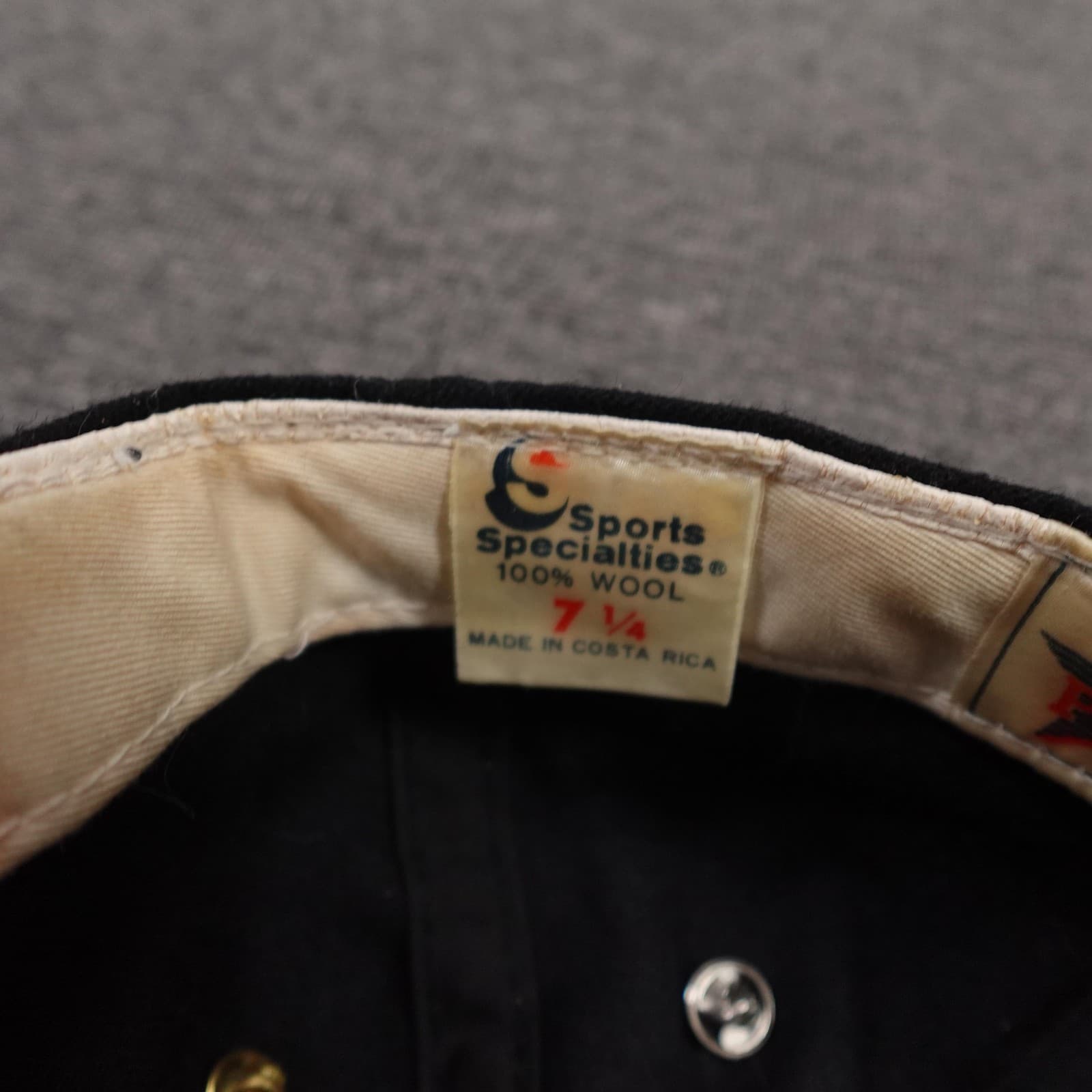 Vintage Colorado Rockies Hat Cap Fitted Mens 7 1/4 Black MLB Sports Specialties - Thumbnail 7
