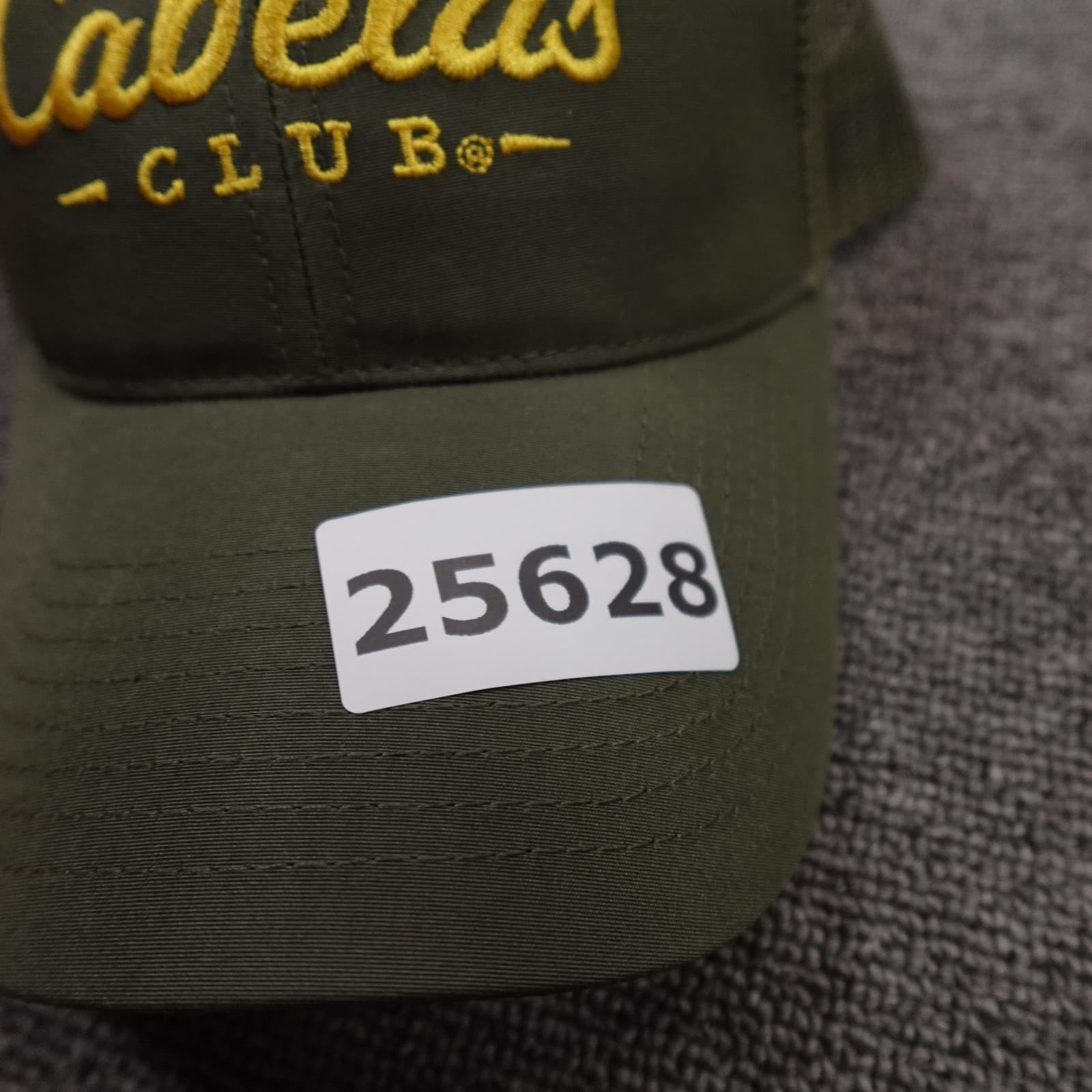 Cabela's Club Hat Cap Snap Back Mens One Size Green Mesh Trucker Embroidered - Thumbnail 6