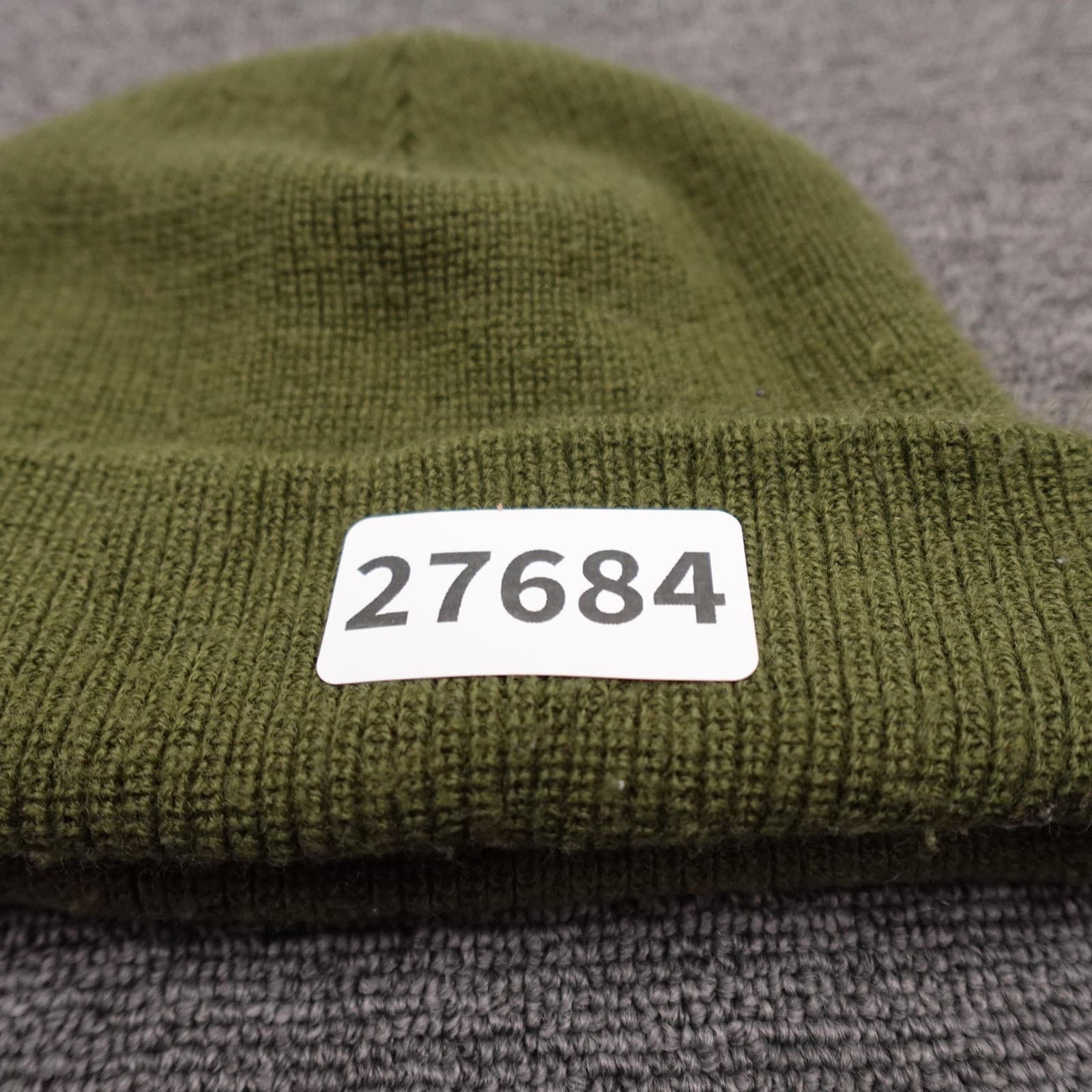 Spitfire Hat Beanie Cuffed Knit Youth One Size Green Logo Warm Winter Boys - Thumbnail 4