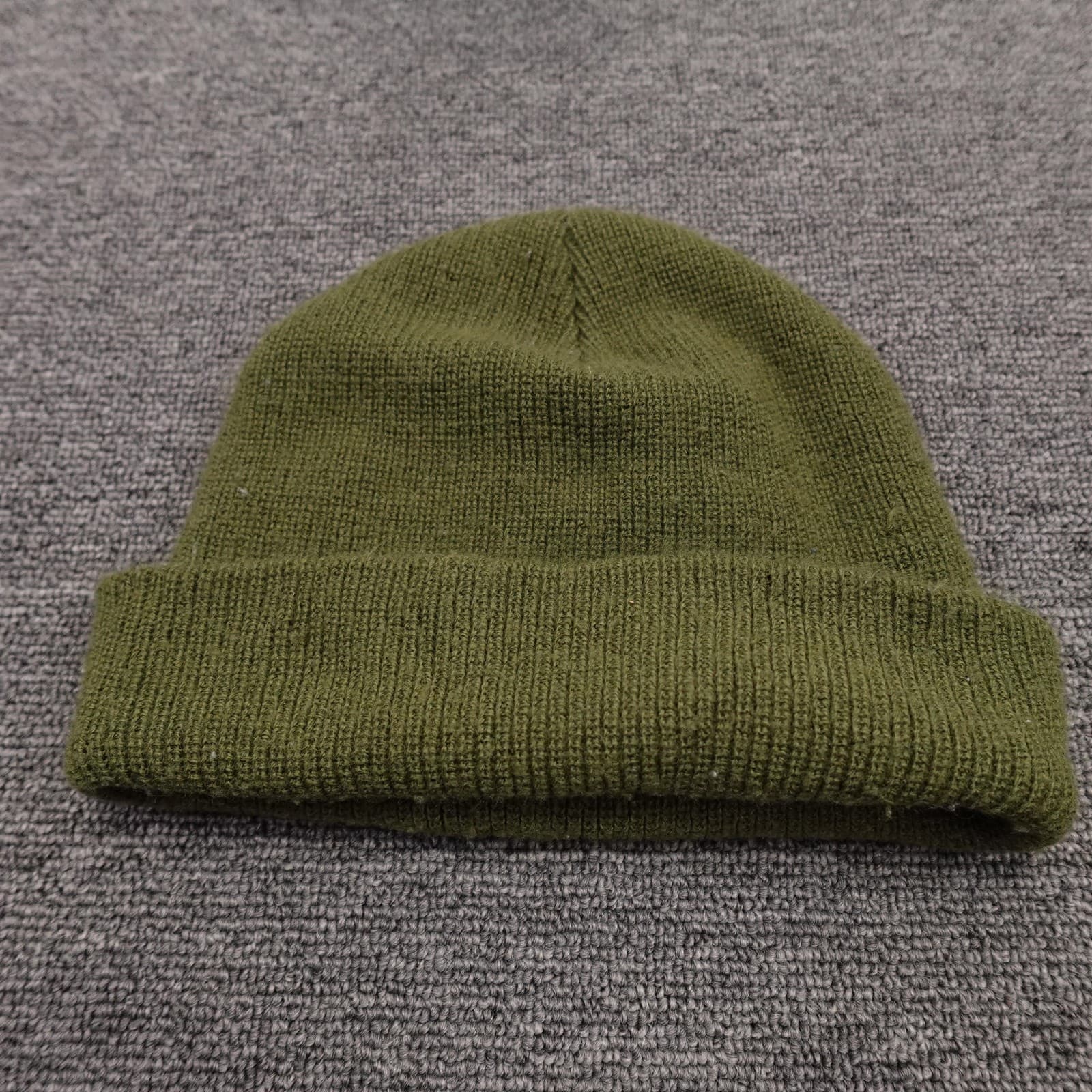 Spitfire Hat Beanie Cuffed Knit Youth One Size Green Logo Warm Winter Boys - Thumbnail 2