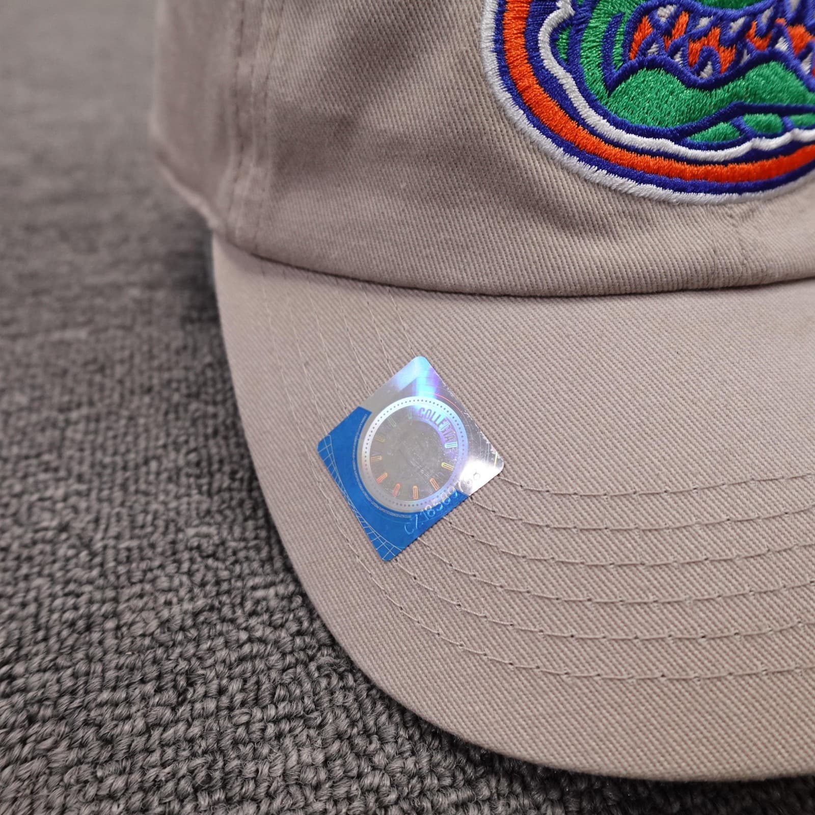 Florida Gators Hat Cap Strap Back Mens One Size Beige NCAA Football Captivating - Thumbnail 3