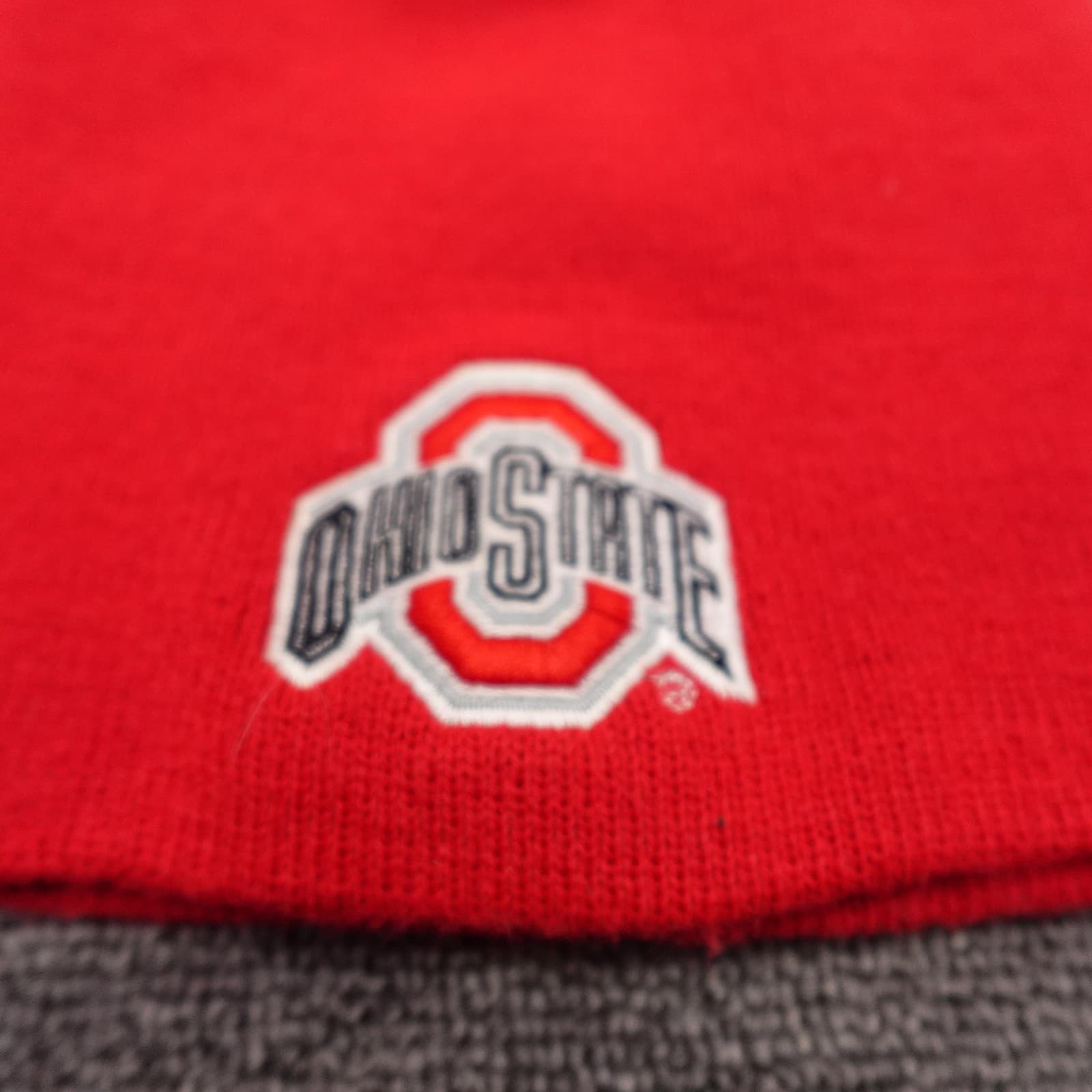 Vintage Ohio State Buckeyes Hat Beanie Mens One Size Red NCAA Football Reebok - Thumbnail 2