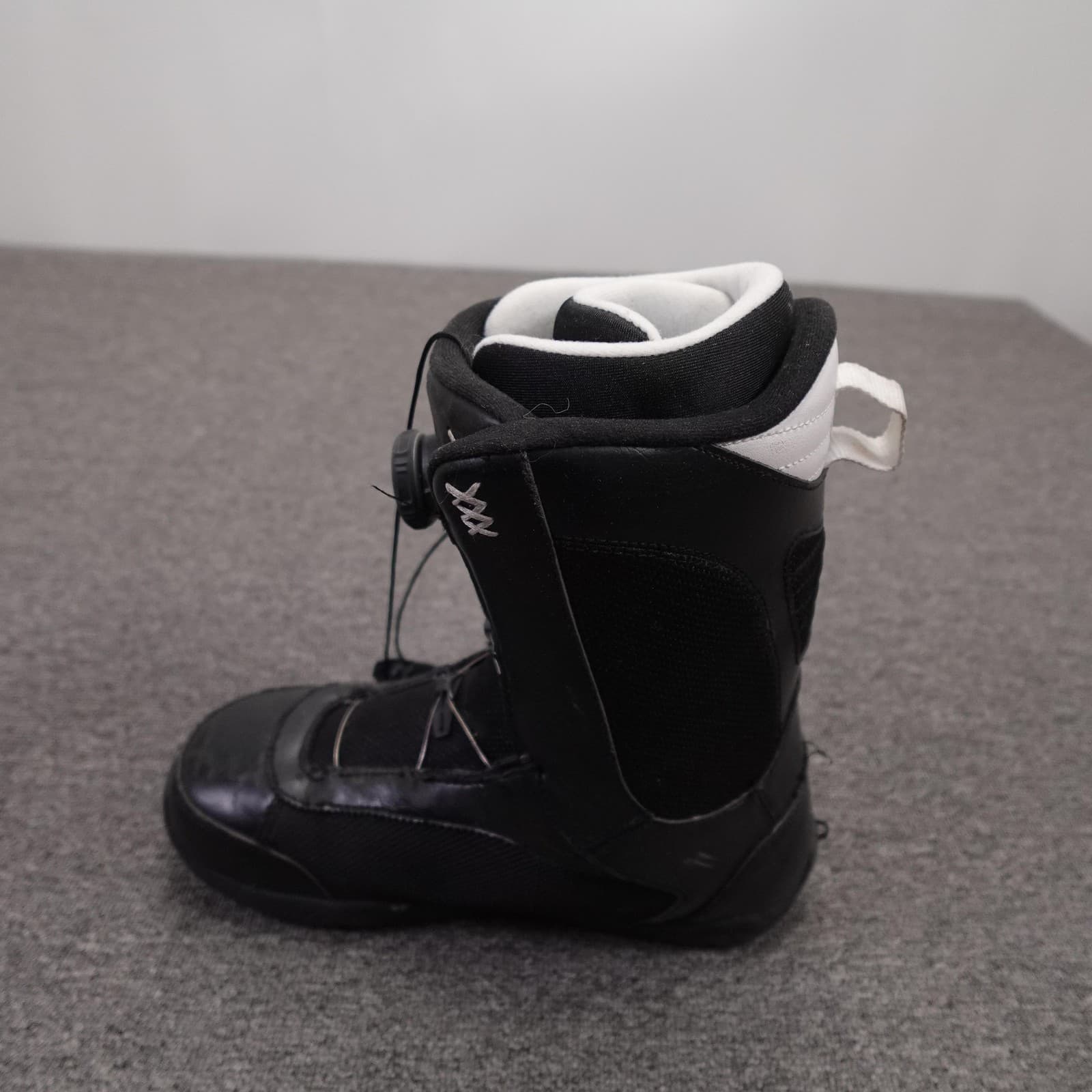 K2 Sendit BOA Snowboard Boots Womens 9 Black White Dial Lacing Rubber Sole - Thumbnail 9