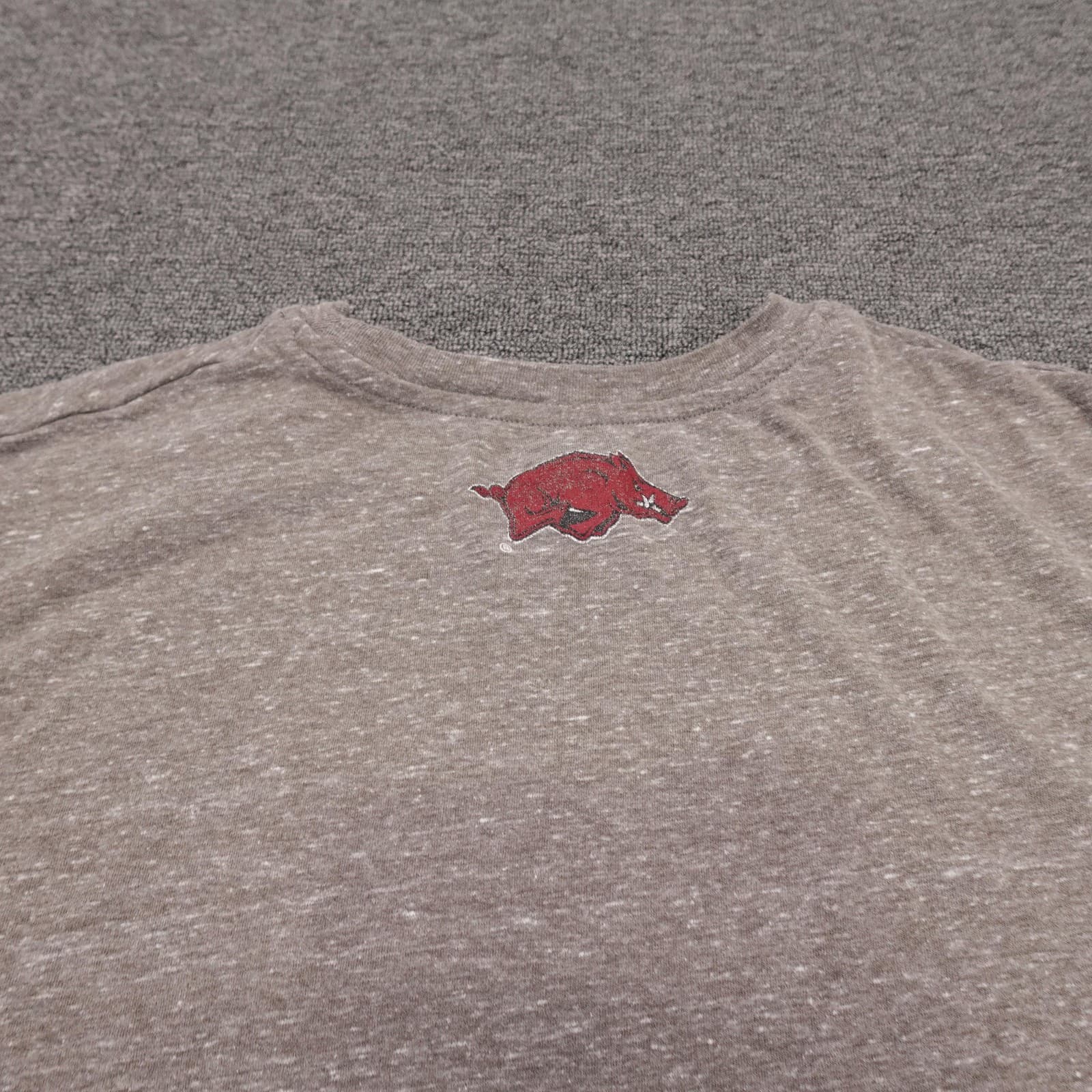 Arkansas Razorbacks Shirt Mens 2XL Gray NCAA Football Champion Graphic Tee - Thumbnail 4