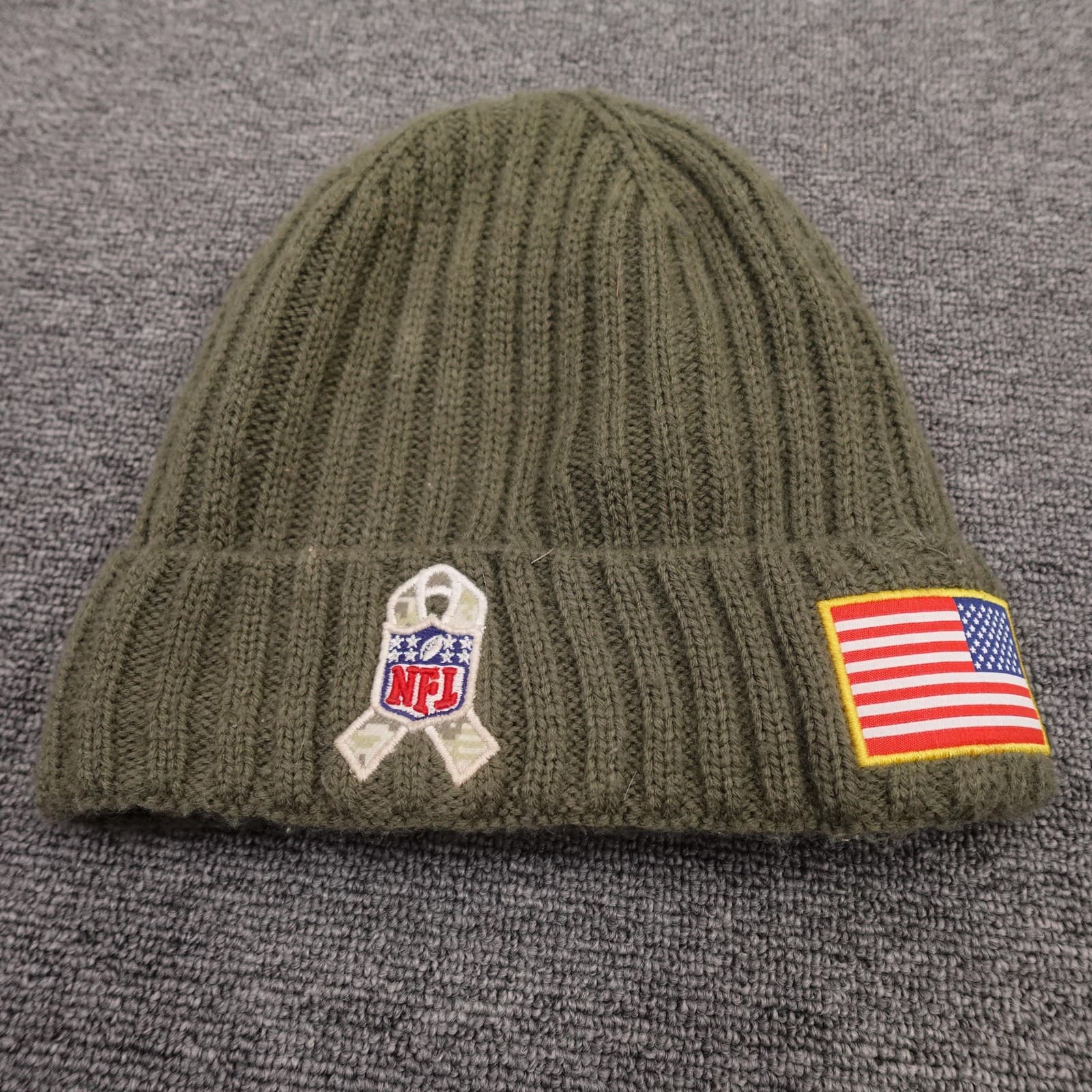Denver Broncos Hat Beanie Mens One Size Green NFL Football Cuffed Knit New Era - Thumbnail 4