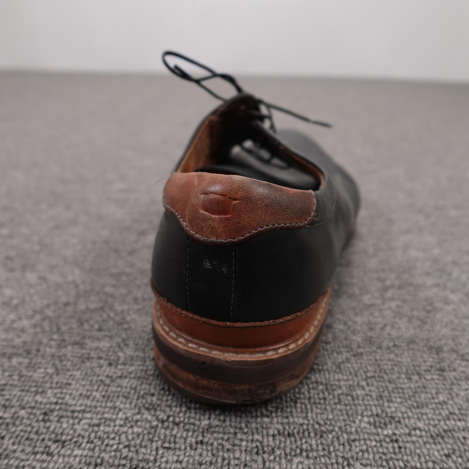 Florsheim Shoes Mens 10 Black Leather Derby Lace Up Dress Round Toe 14272-010 - Thumbnail 11