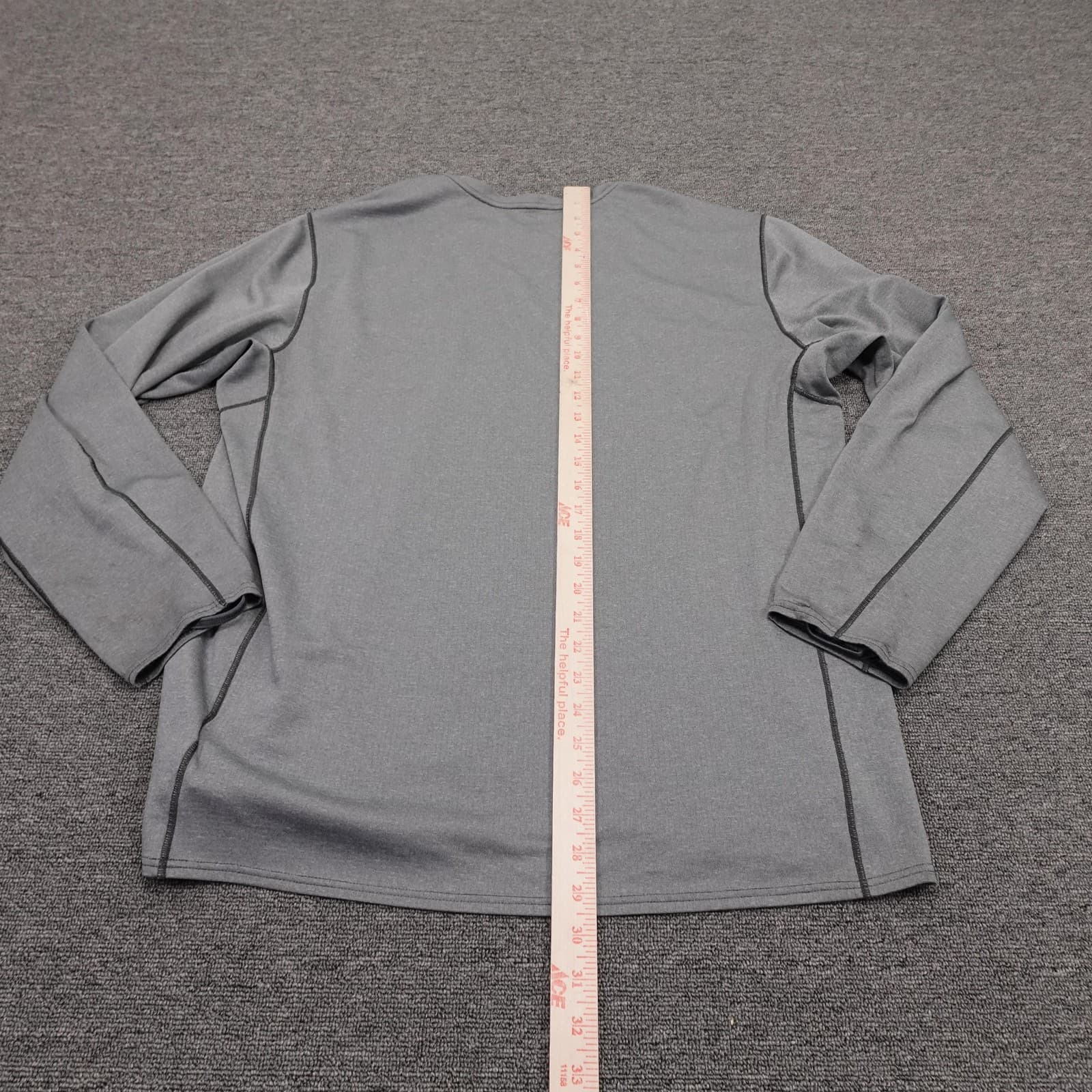 Patagonia Capilene Midweight Shirt Mens 2XL Gray Long Sleeve Base Layer Thermal - Thumbnail 9