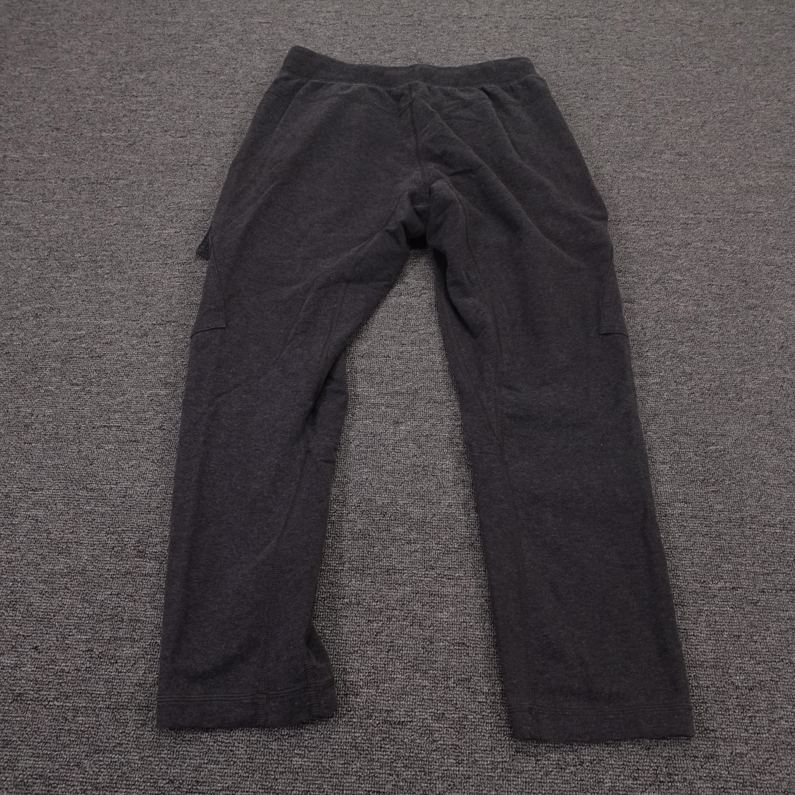 Lululemon Pants Womens 6 Gray Cargo Sweatpants Knit Straight Leg Yoga Athletic - Thumbnail 3