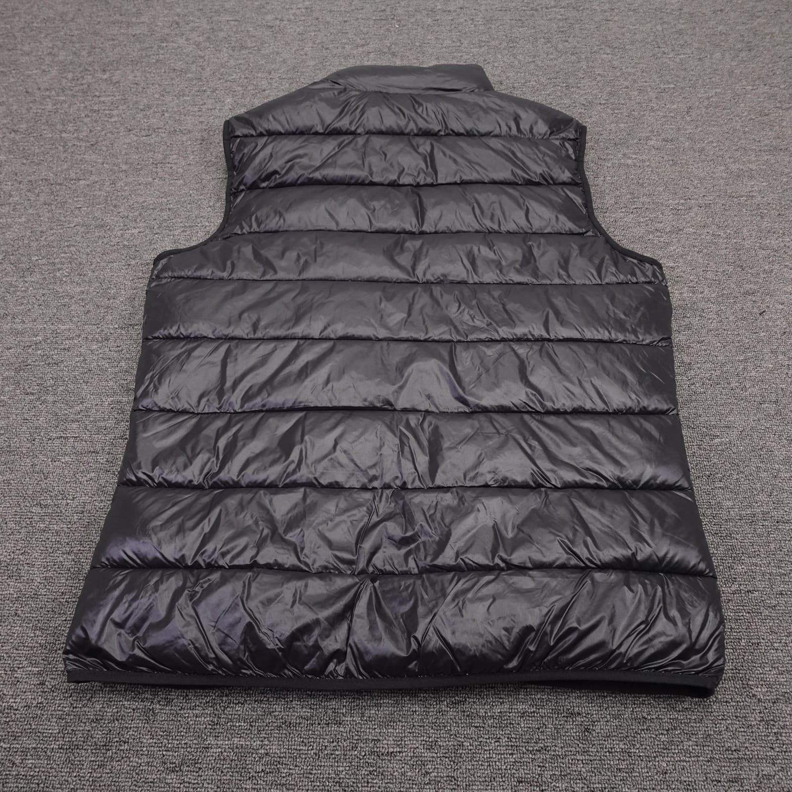 Abercrombie & Fitch Vest Mens Medium Black Primaloft Puffer Packable Insulated - Thumbnail 3