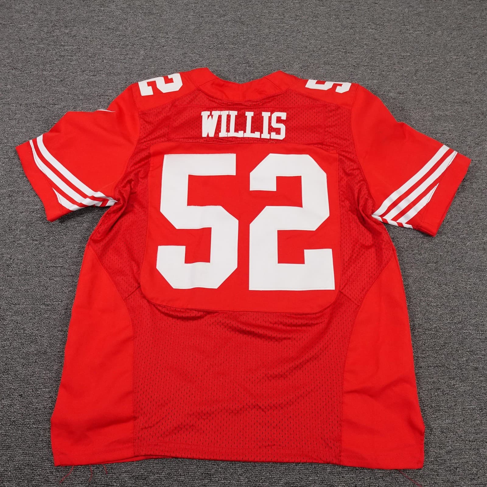 San Francisco 49ers Football Jersey Mens 40 Red NFL Nike Patrick Willis 52 - Thumbnail 6