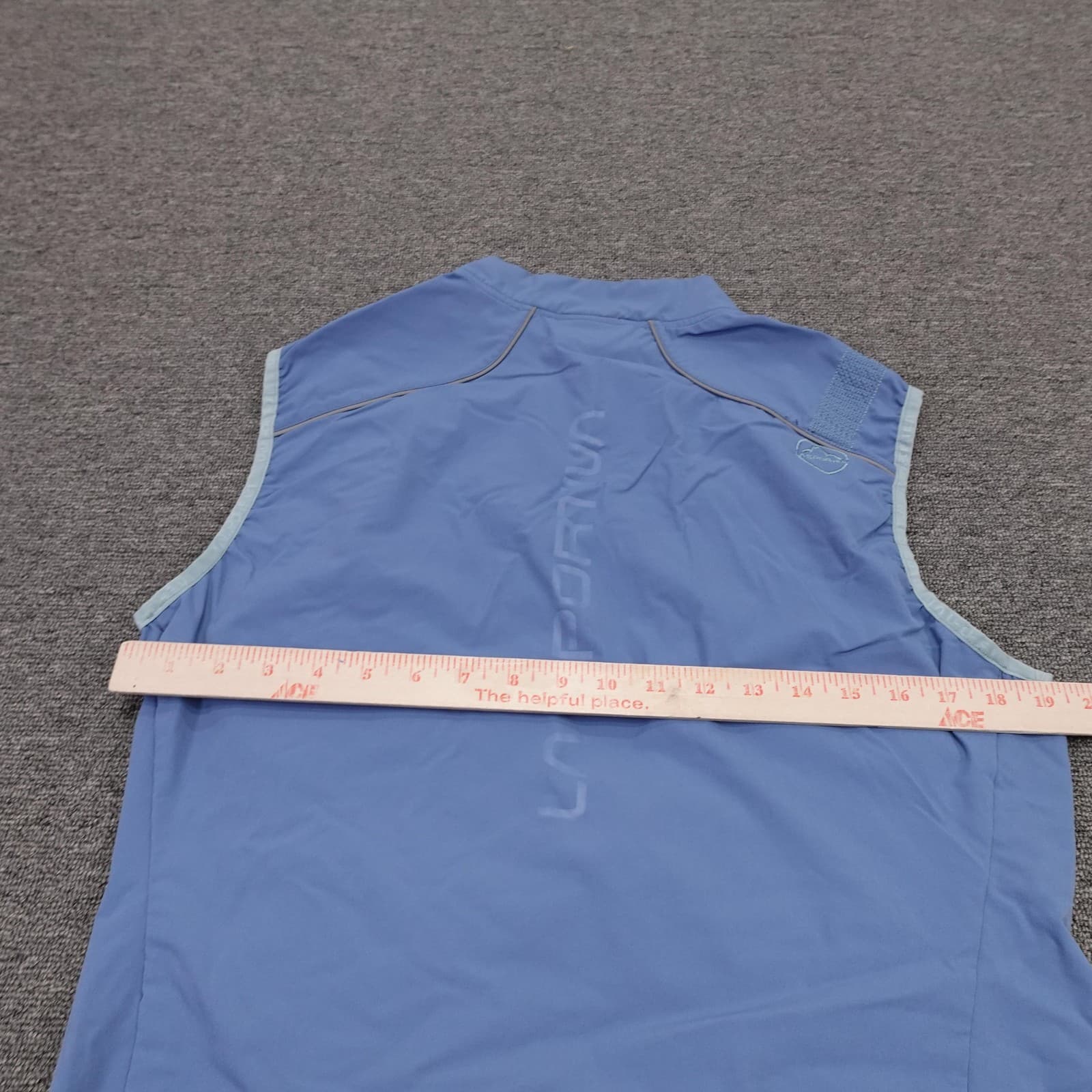 La Sportiva Cloud Vest Mens Small Blue Quilted Insulated Full Zip Lightweight - Thumbnail 5