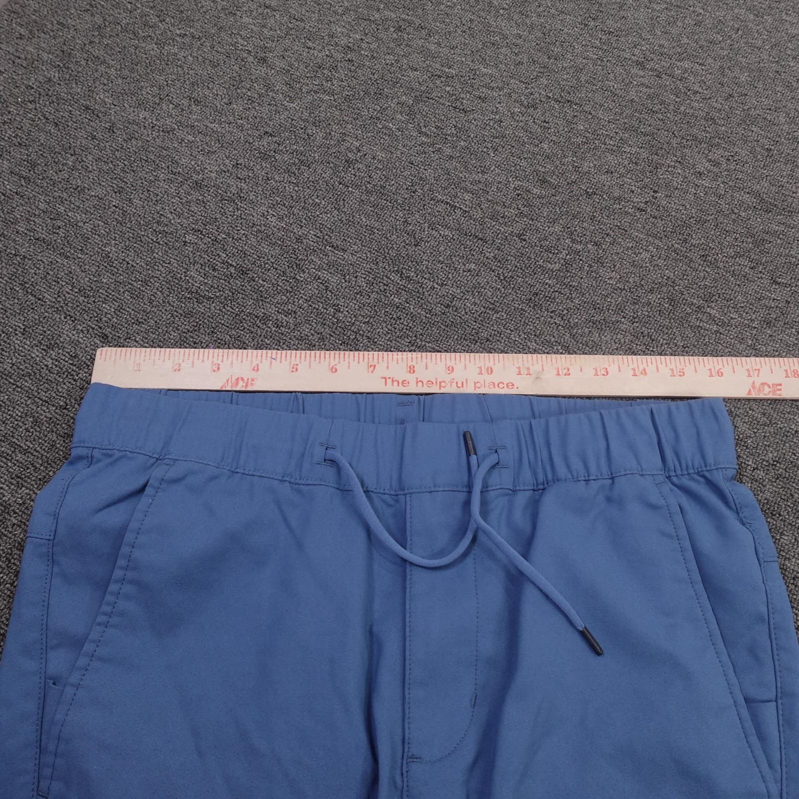 DUER NuStretch Jogger Pants Mens 30x28 Blue Elastic Waist Tapered Stretch Casual - Thumbnail 8