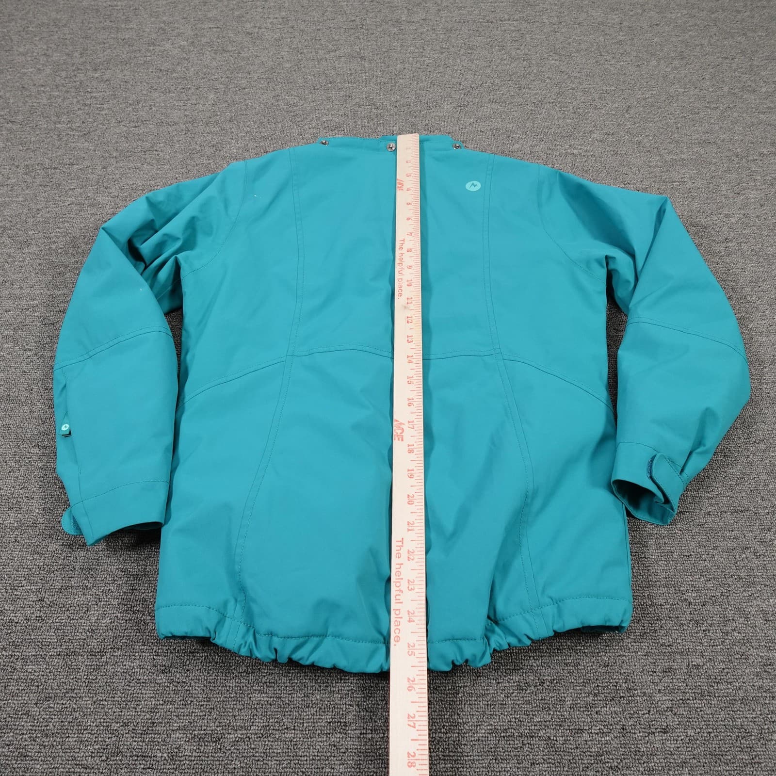 Marmot Jacket Youth Large Blue Insulated Snap Front Ski Winter Snow Coat - Thumbnail 10