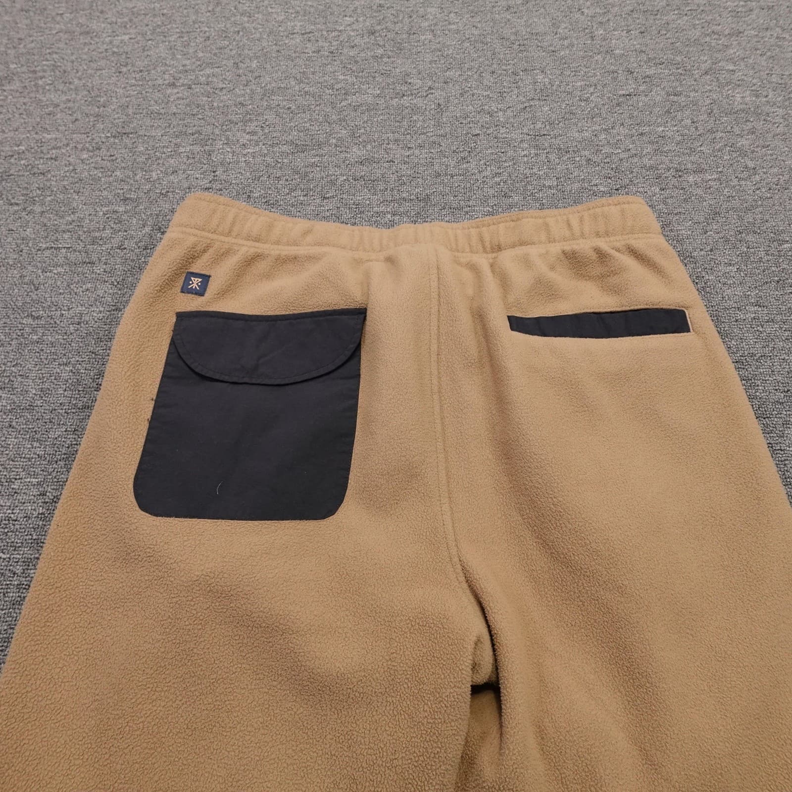 Roark Pants Mens Medium 34x29 Beige Fleece Jogger Elastic Waist Outdoor Hiking - Thumbnail 4