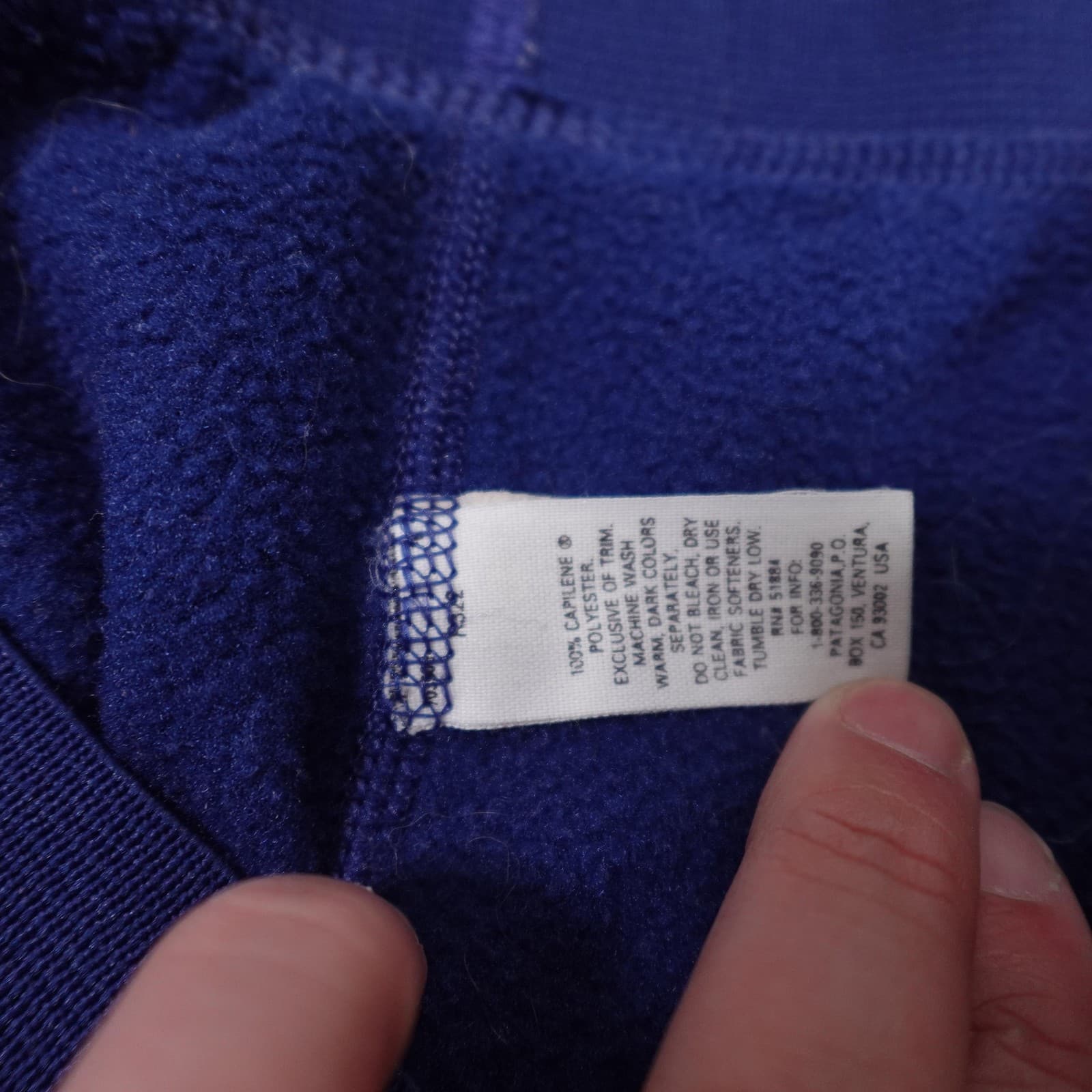 Vintage Patagonia Long Johns Mens Small Capilene Fleece Thermal Base Layer USA - Thumbnail 3