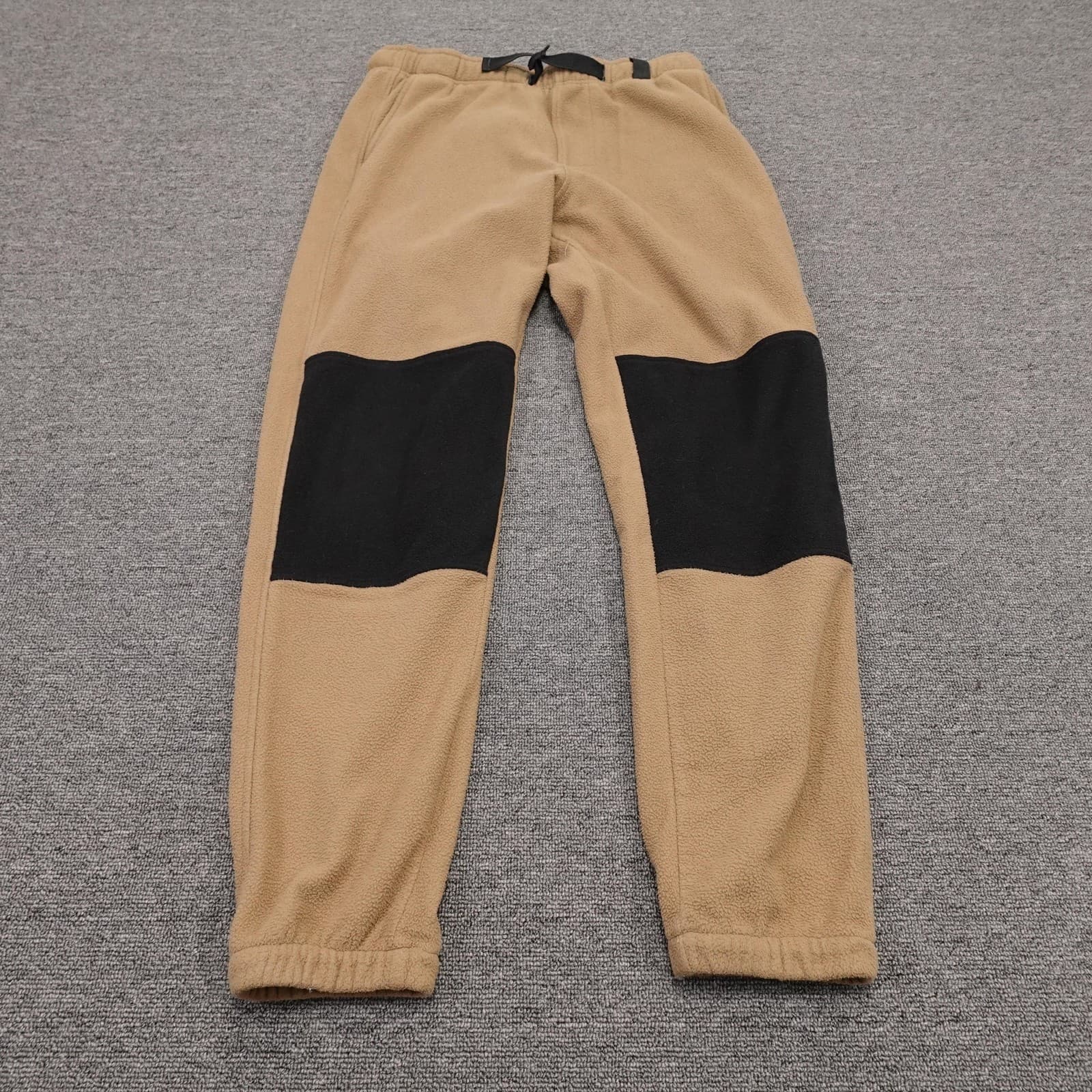 Roark Pants Mens Medium 34x29 Beige Fleece Jogger Elastic Waist Outdoor Hiking