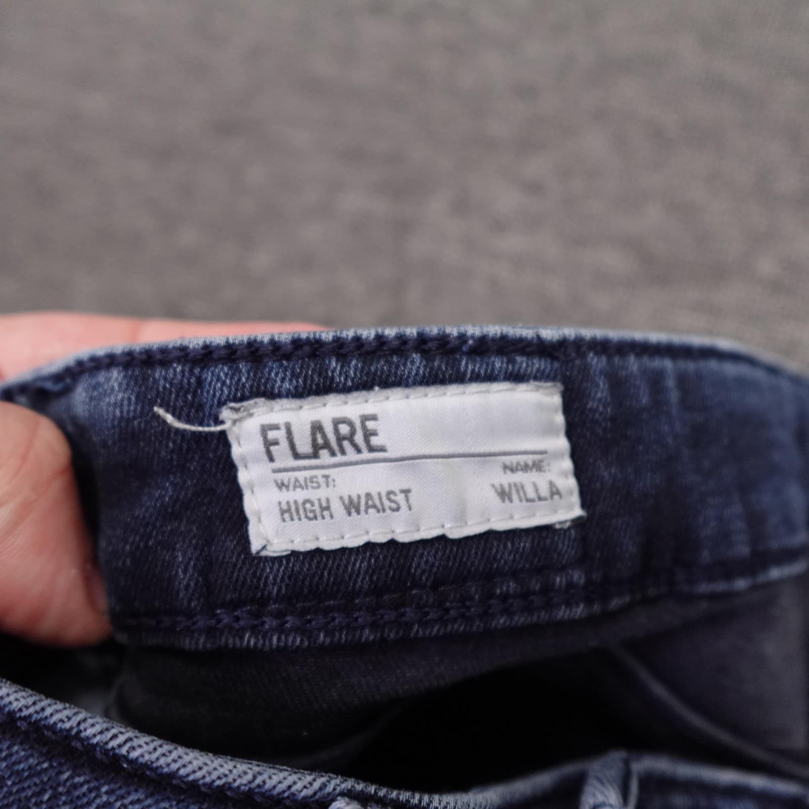 Pepe Jeans Willa Flare Jeans Womens 28 Blue Denim Med Wash High Rise 28x30 - Thumbnail 3