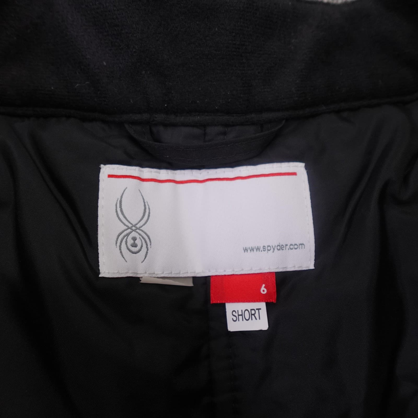 Spyder Snow Pants Womens 6 Short Black Insulated Ski Snowboard 30x29 Lined Warm - Thumbnail 5