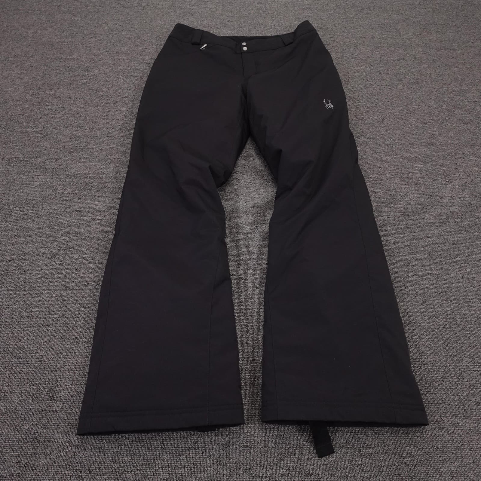 Spyder Snow Pants Womens 6 Short Black Insulated Ski Snowboard 30x29 Lined Warm