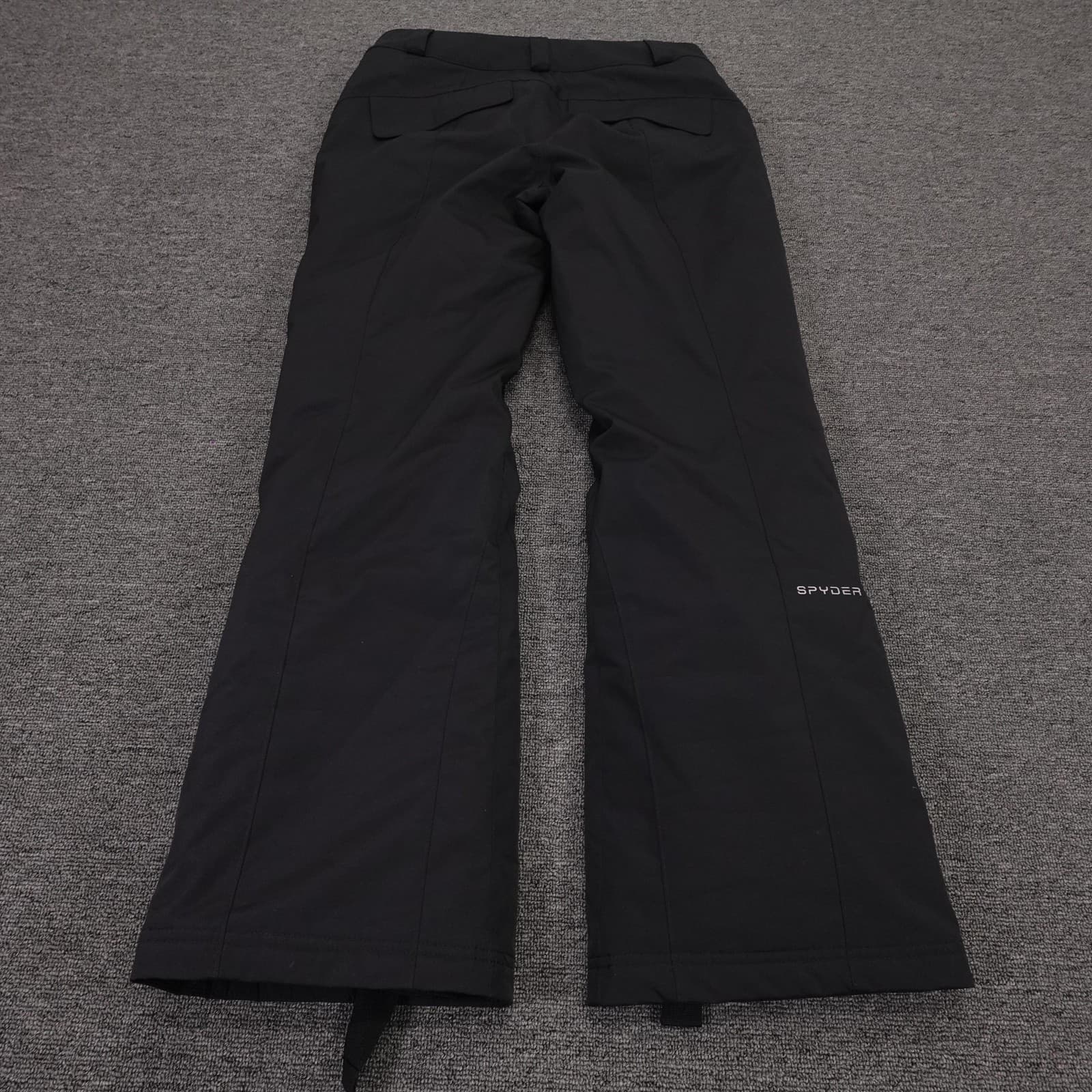 Spyder Snow Pants Womens 6 Short Black Insulated Ski Snowboard 30x29 Lined Warm - Thumbnail 7
