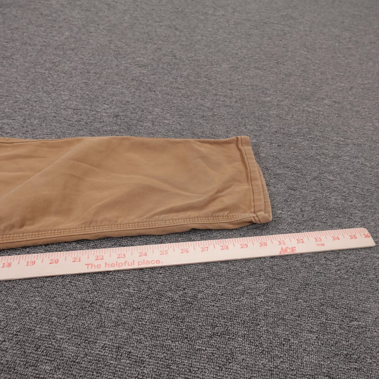 DUER N2X Relaxed Taper Jeans Mens 30x31 Beige 5 Pocket Denim Casual Pants - Thumbnail 8
