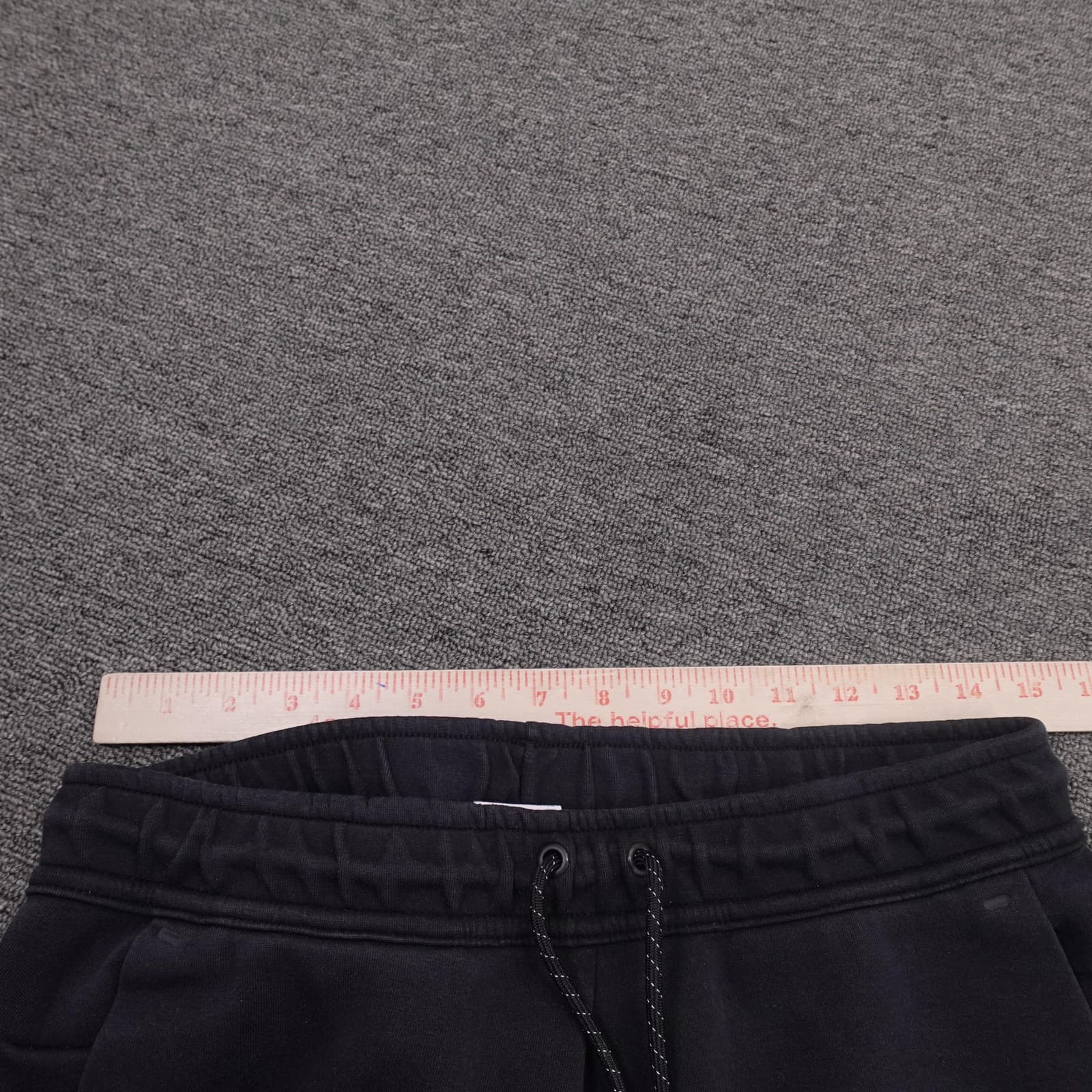 Nike Pants Mens Medium 32x29 Black Fleece Jogger Sweatpants Zip Pocket Athletic - Thumbnail 6