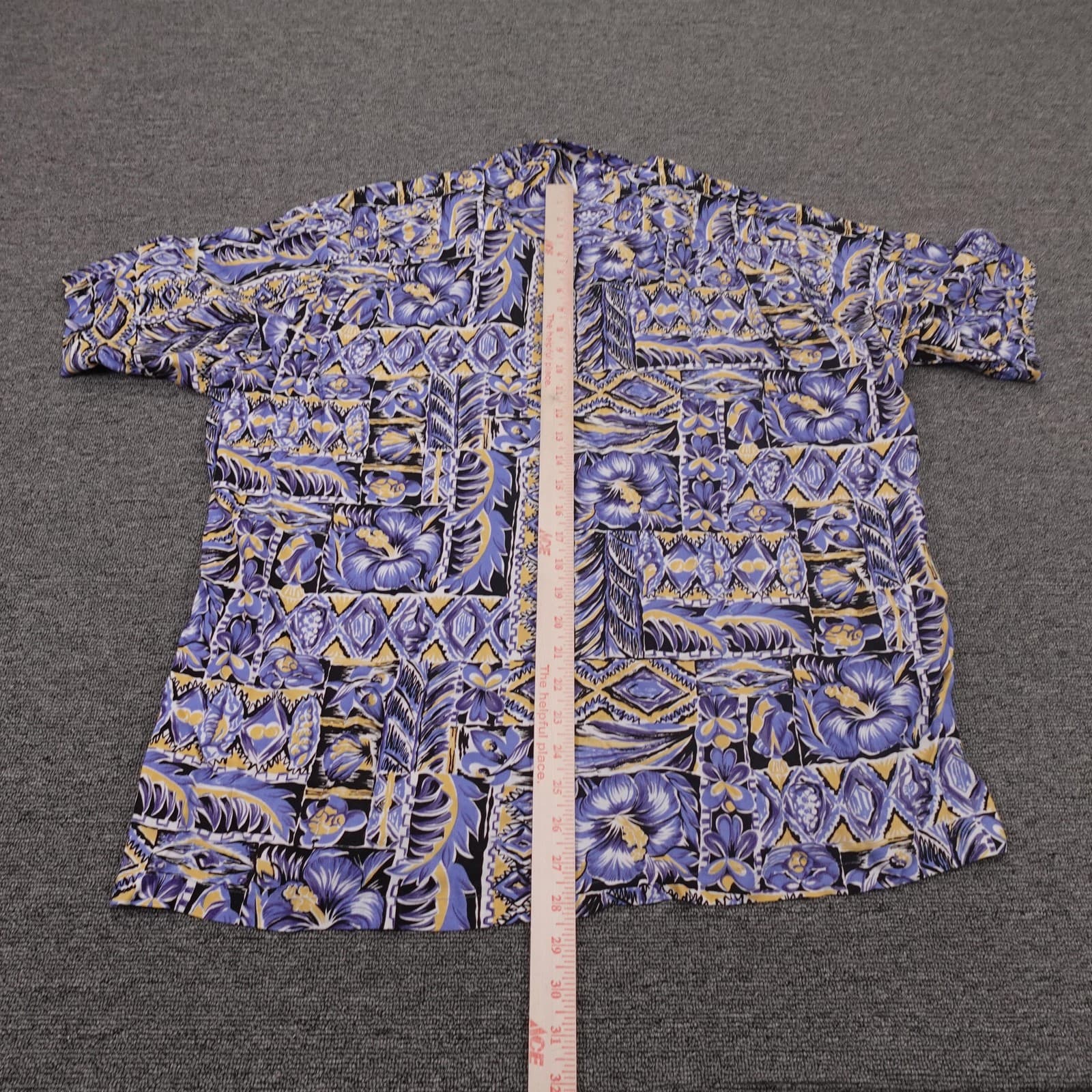 Vintage Kealohas Shirt Mens 2XL Multicolor Floral Hawaiian Short Sleeve Rayon - Thumbnail 5
