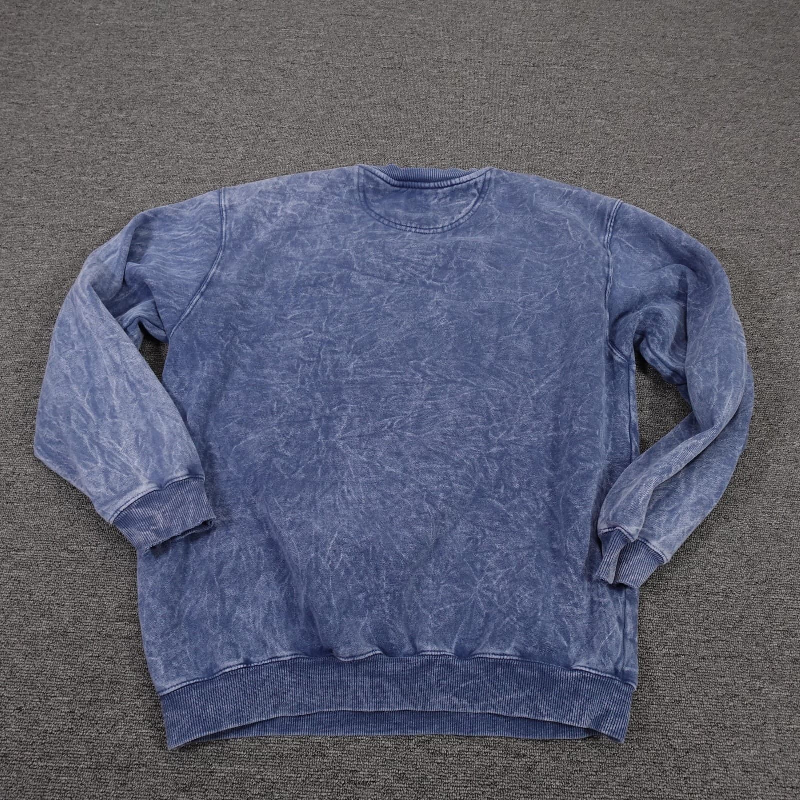 McIntosh & Seymour Sweatshirt Mens Large Blue San Francisco Graphic Fleece - Thumbnail 7