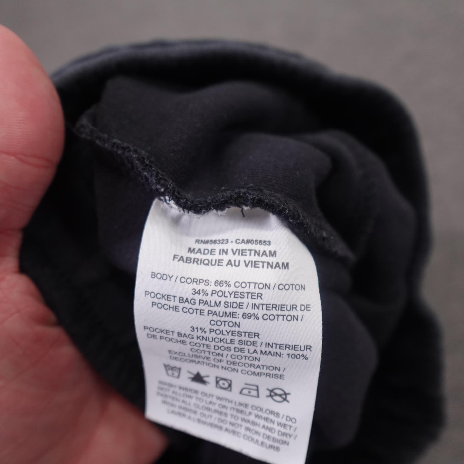 Nike Pants Mens Medium 32x29 Black Fleece Jogger Sweatpants Zip Pocket Athletic - Thumbnail 5